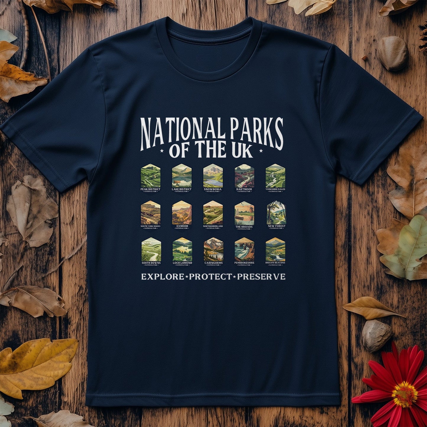 15 National Parks T-Shirt