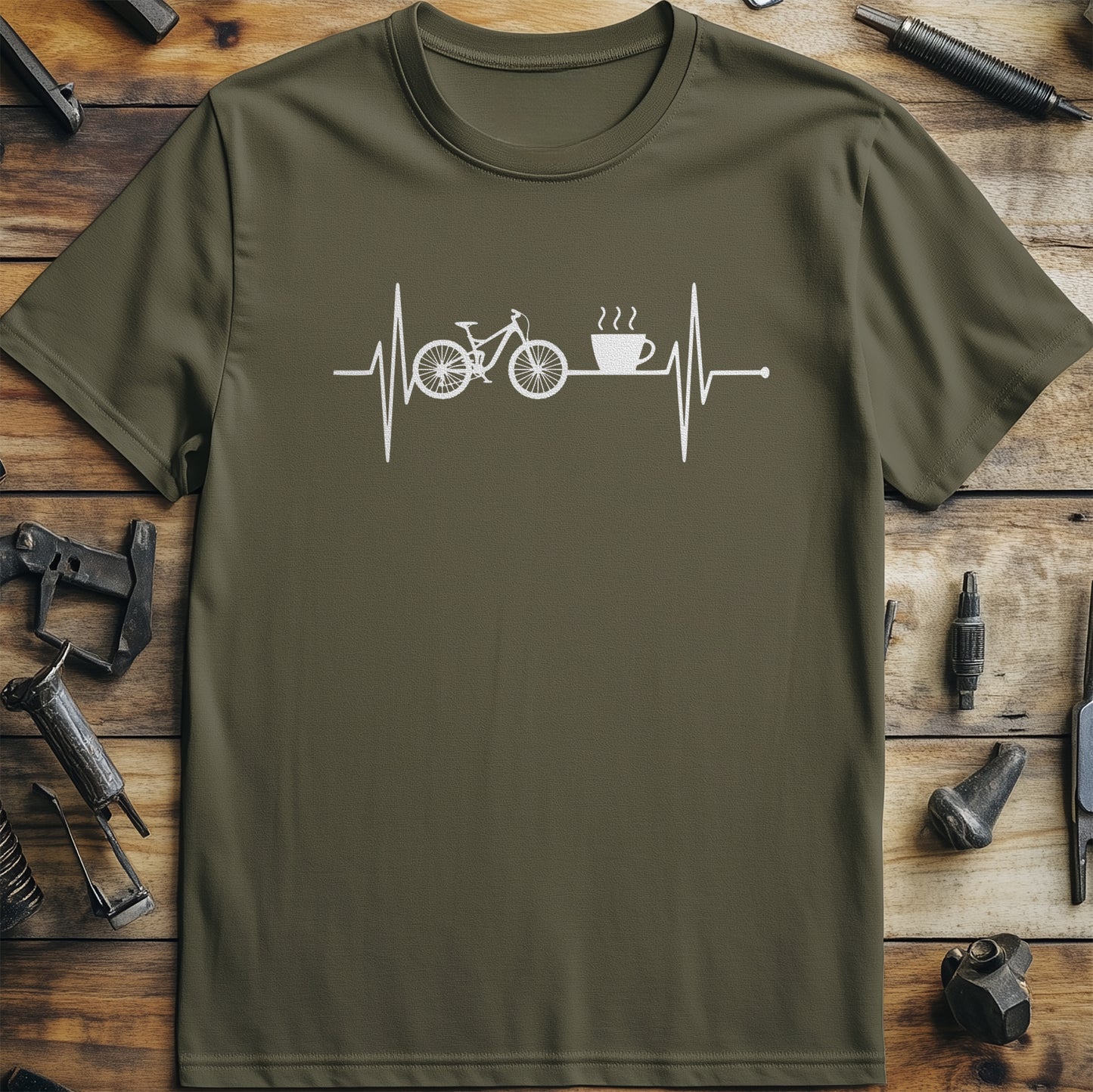 MBike and Coffee 47 T Shirt