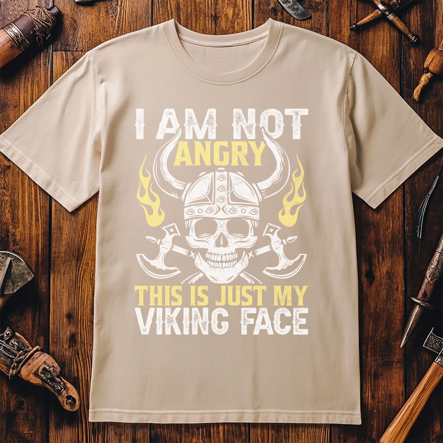 I'm Not Angry, This is My Viking Face T-Shirt