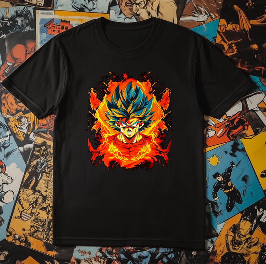 Over 9000 Flames T-shirt