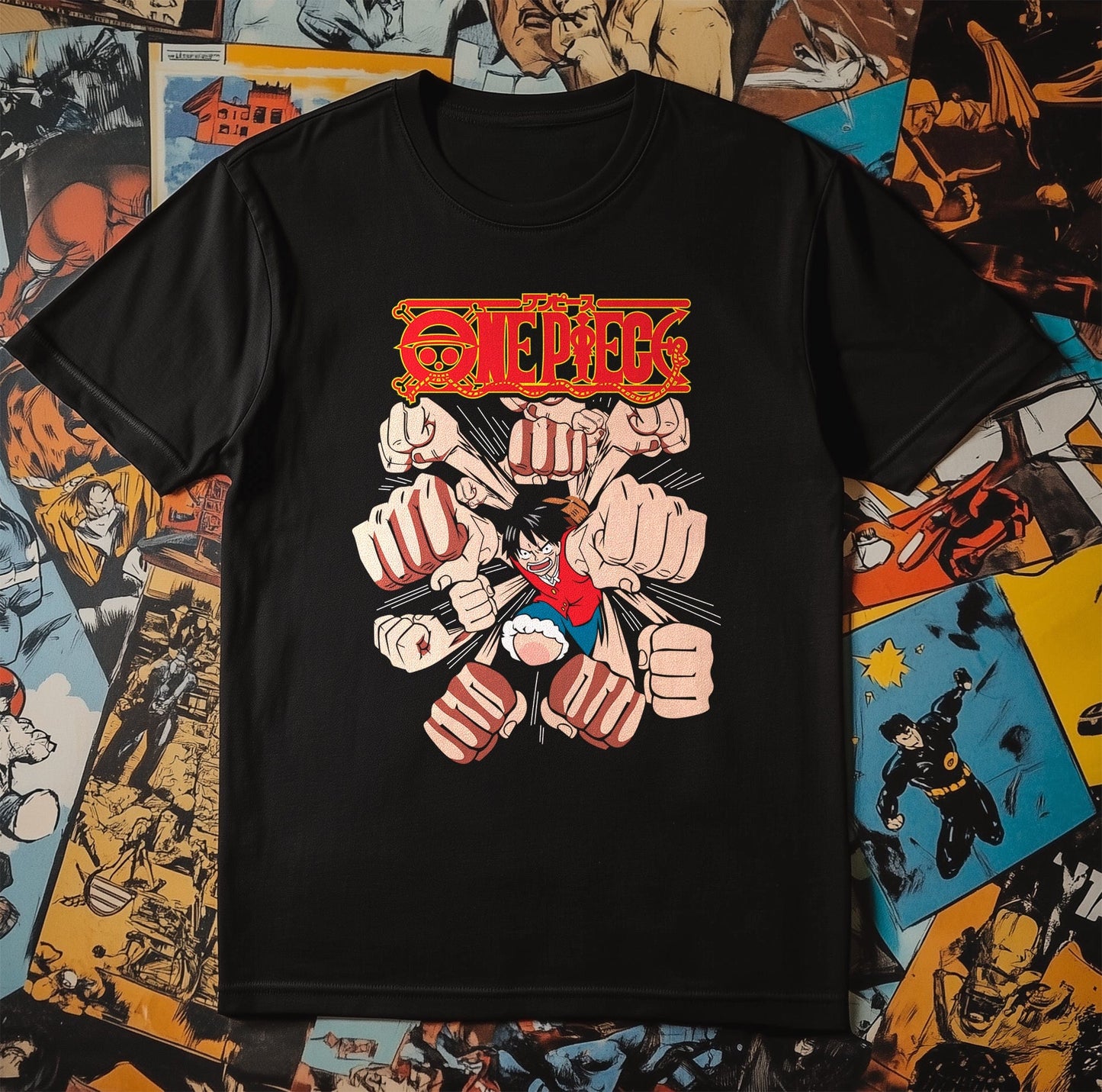 One-Piece-05 T-Shirt Fist Pumping