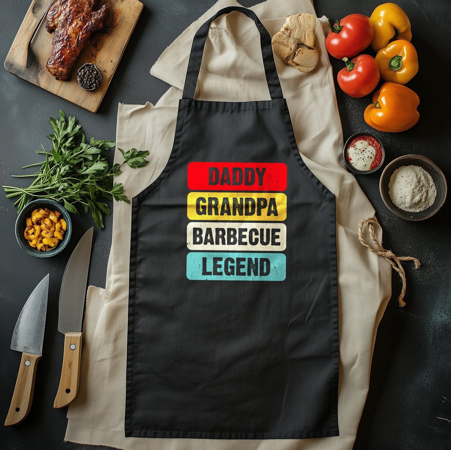 Daddy Grandpa Barbecue Legend T-Shirt – Unleash the Grill Master! 100% Cotton, Funny & Unisex Design. Perfect for sizzling summer cookouts!