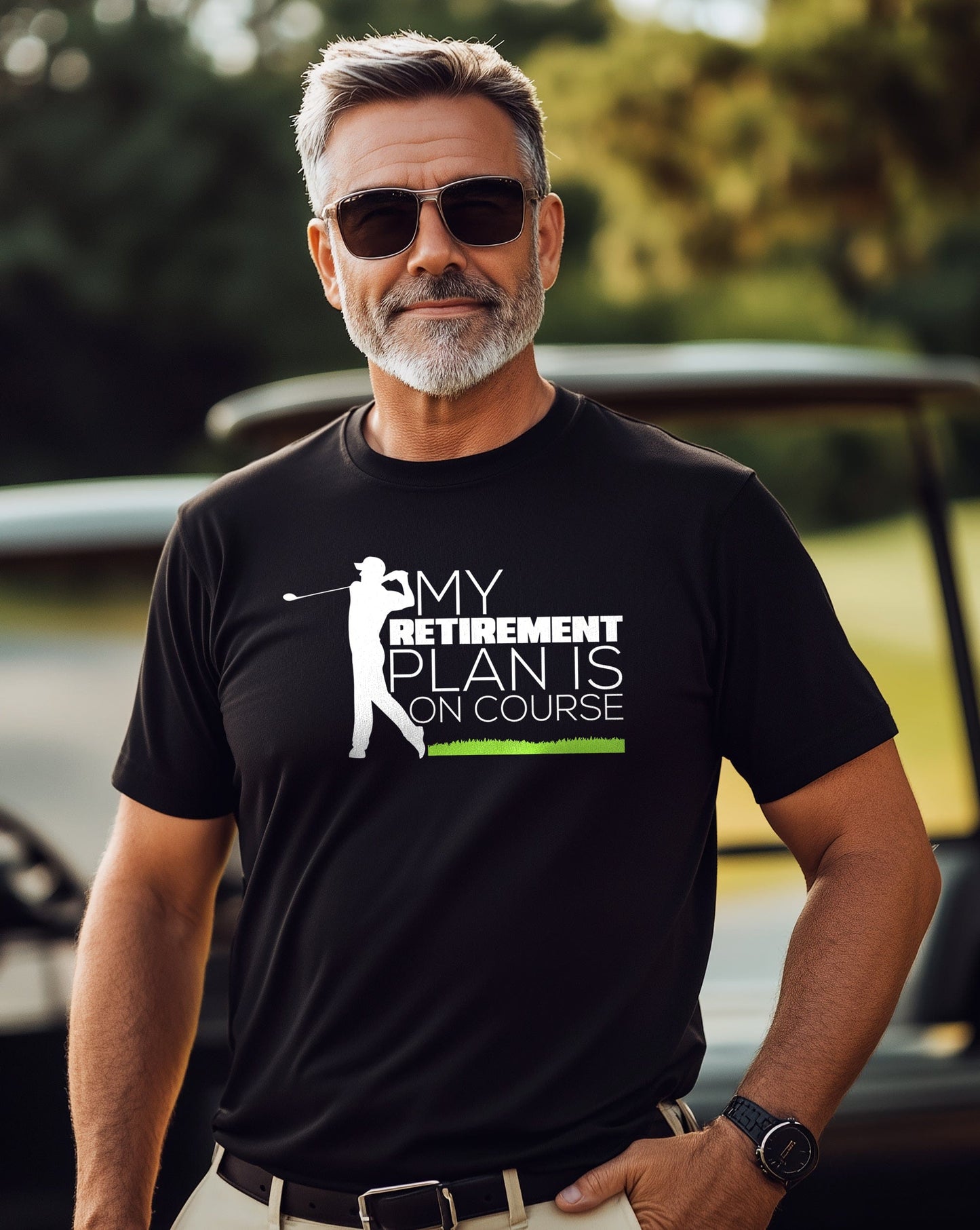 My Retirement Plan Is On Course 2 t-shirt