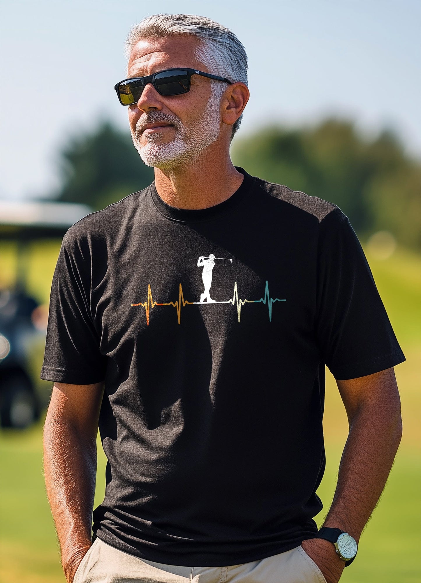 Vintage Disc Golf Retro Heartbeat