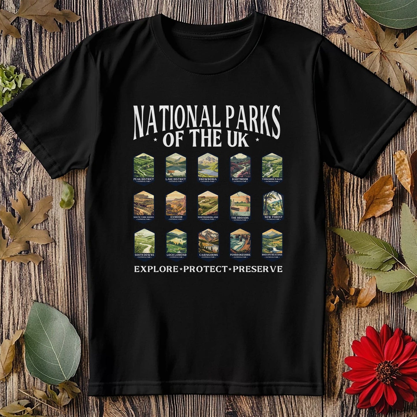 15 National Parks T-Shirt