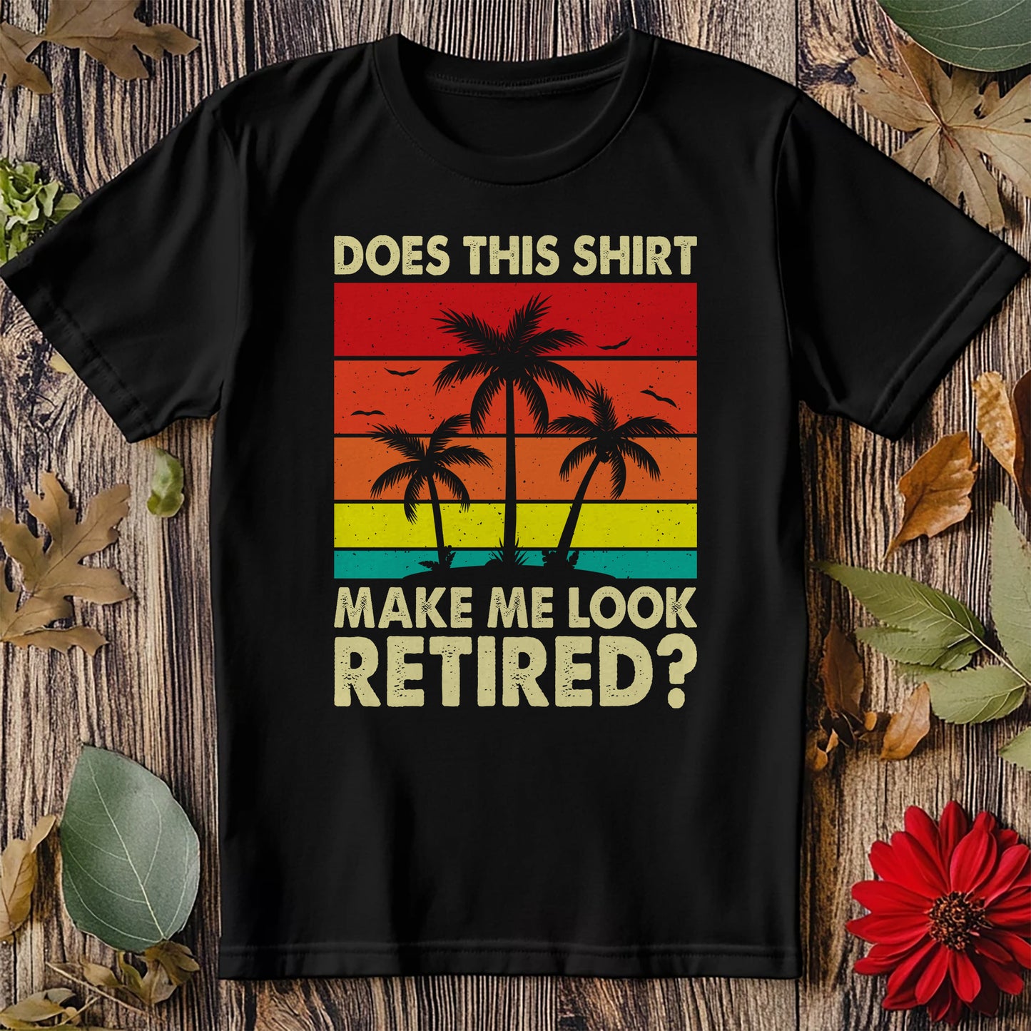 Look Retired Palm Tree T-Shirt
