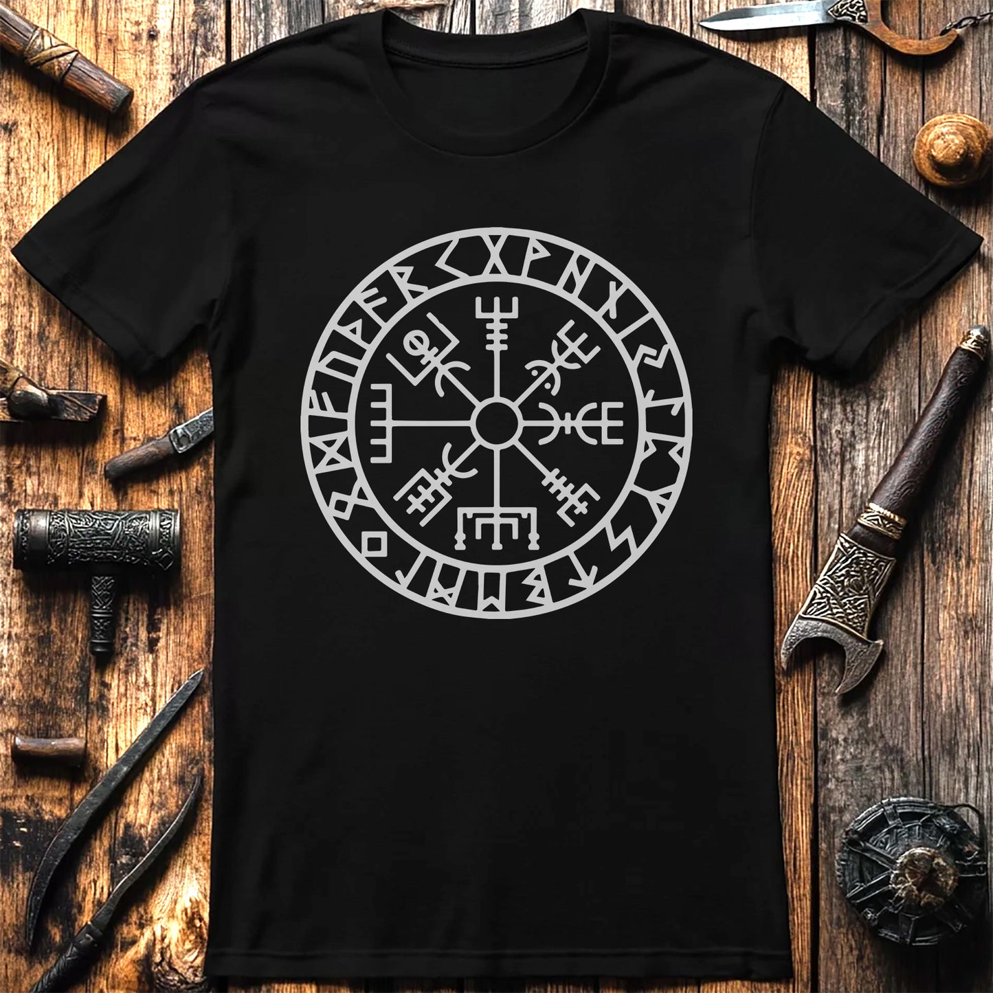 Vegvisir Compass Viking T-Shirt