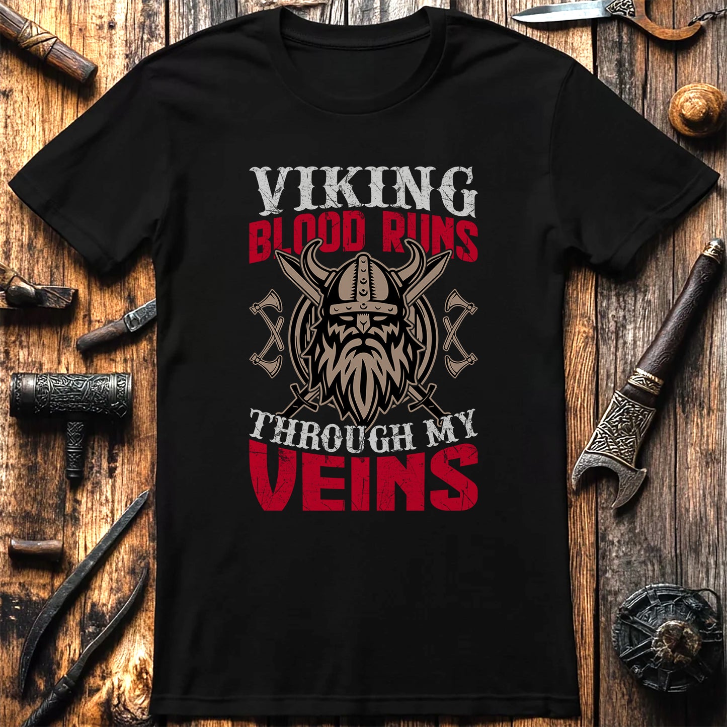 Viking Blood Runs Through My T-Shirt