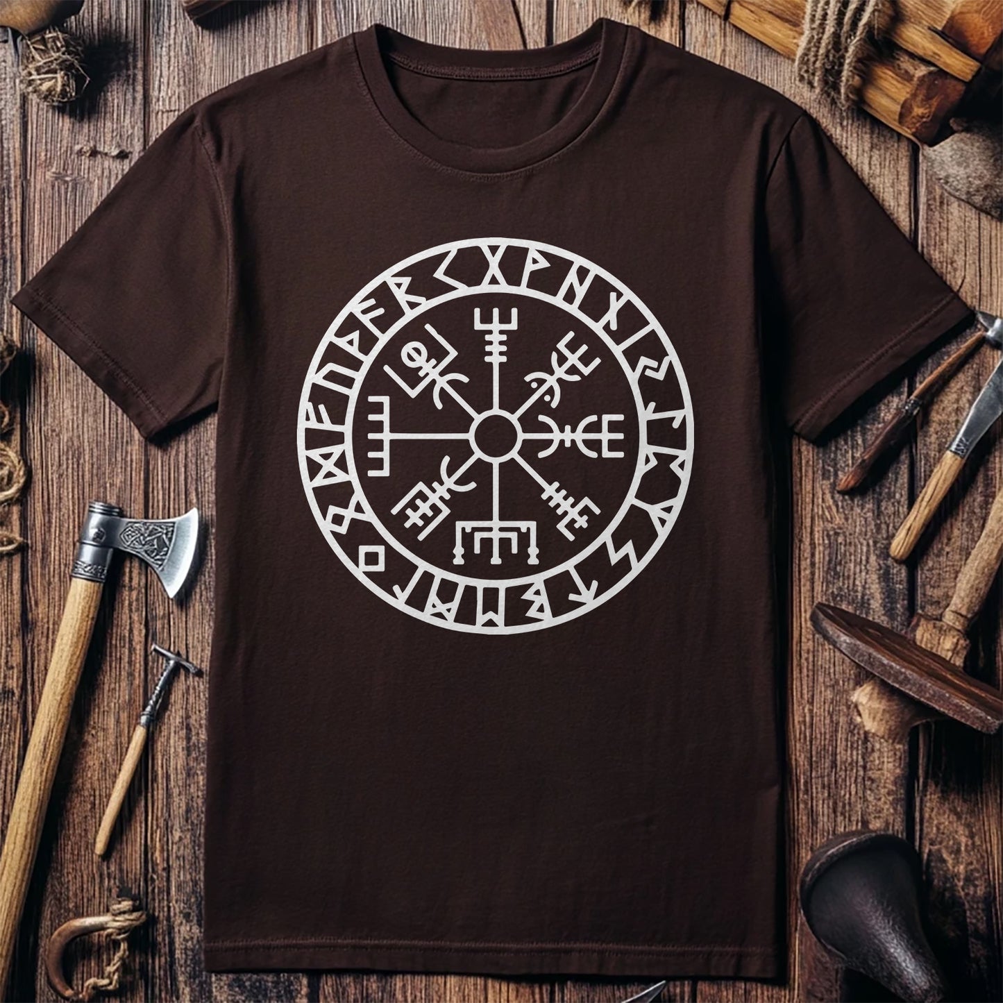 Vegvisir Compass Viking T-Shirt