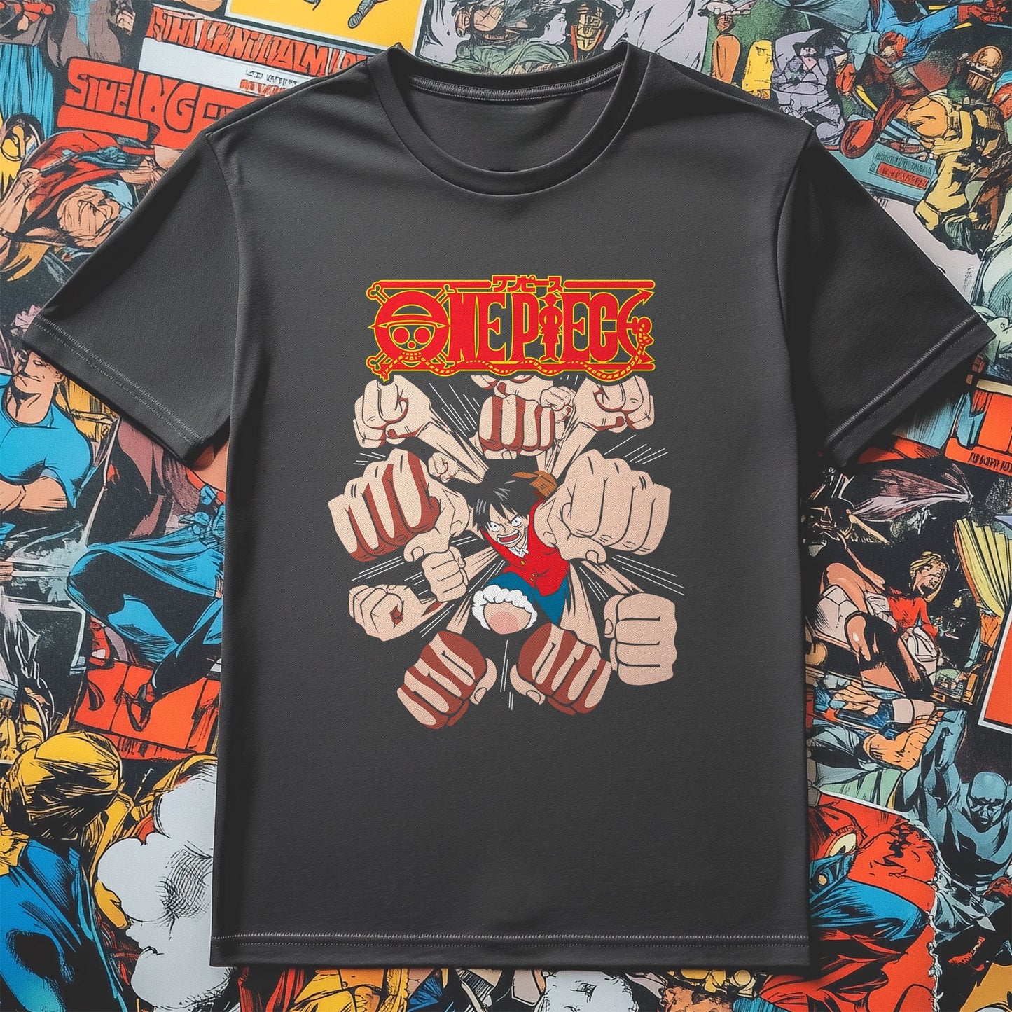 One-Piece-05 T-Shirt Fist Pumping