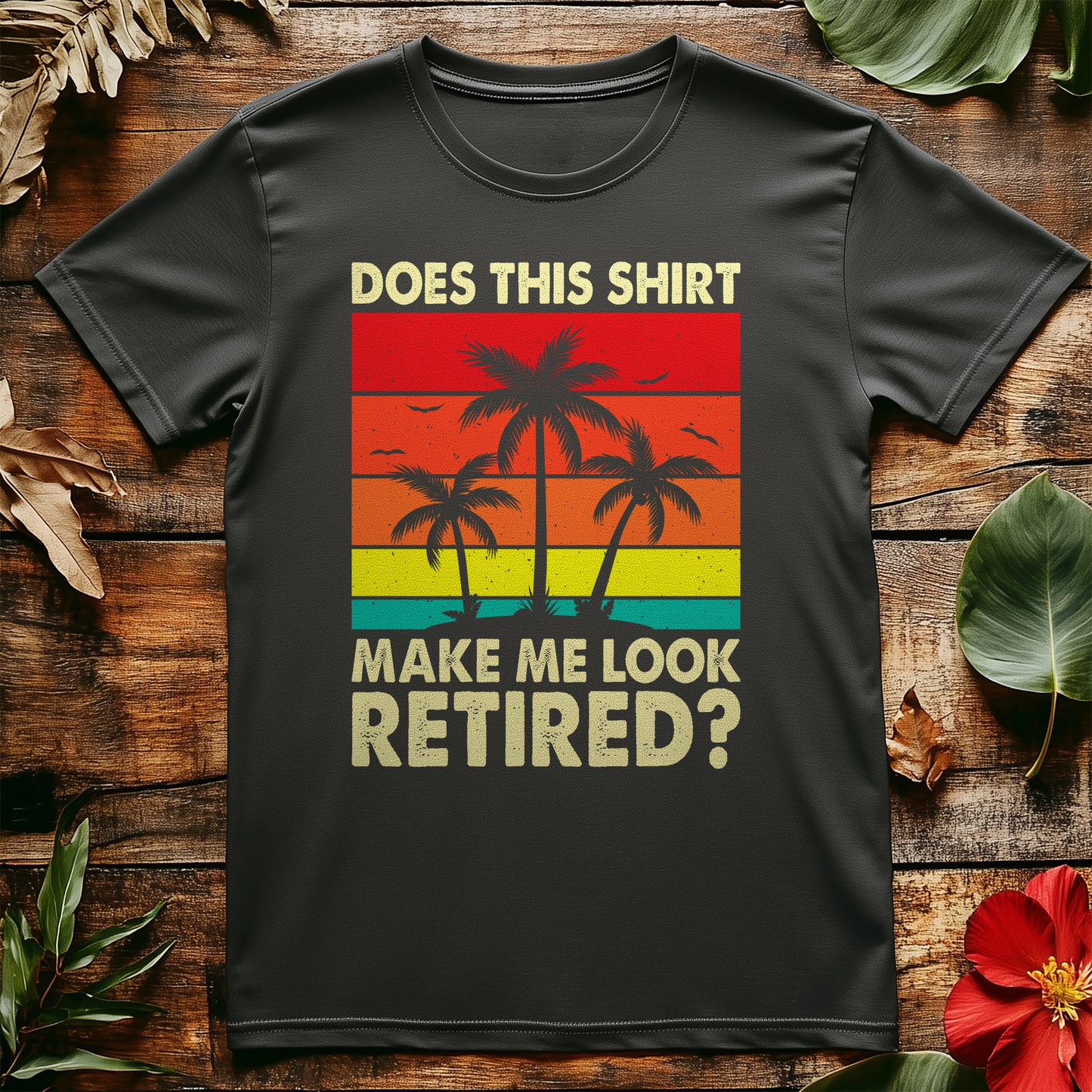 Look Retired Palm Tree T-Shirt