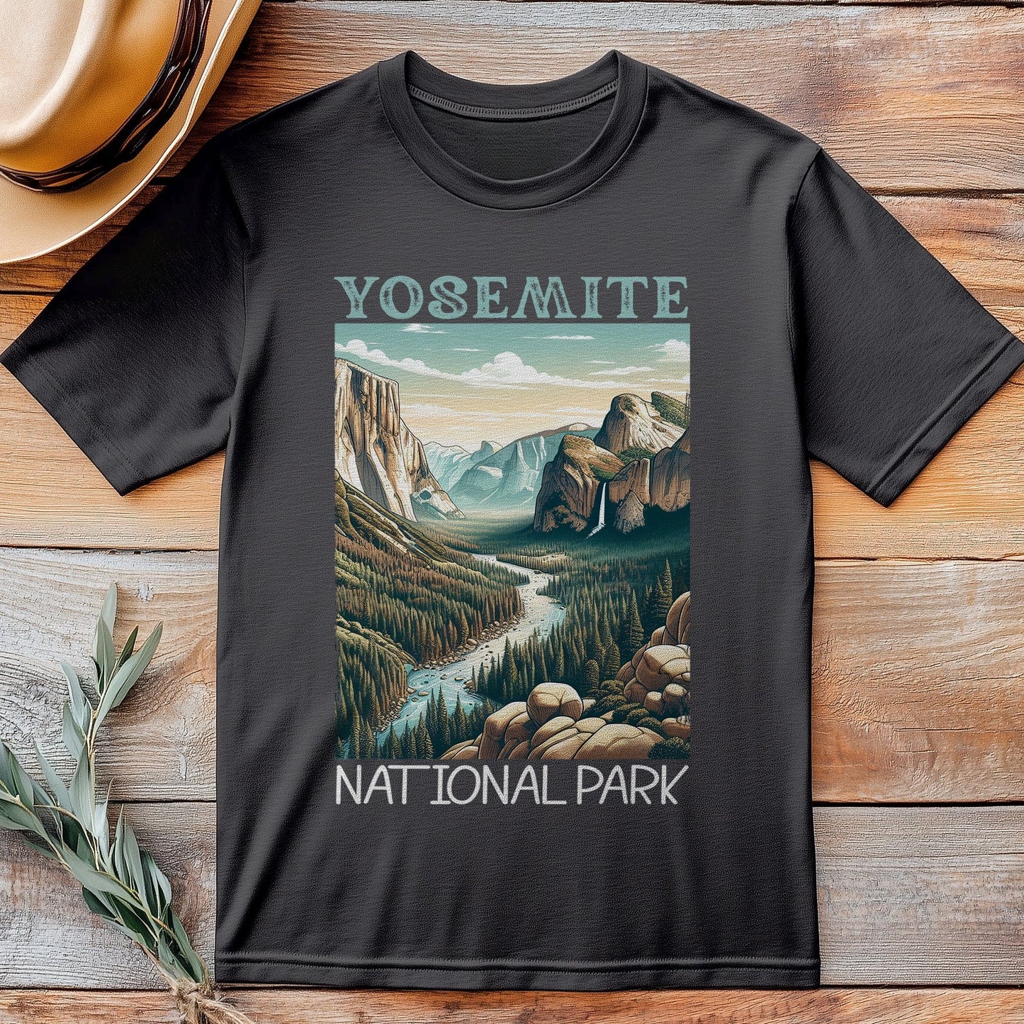 Yosemite Water Poster T-Shirt