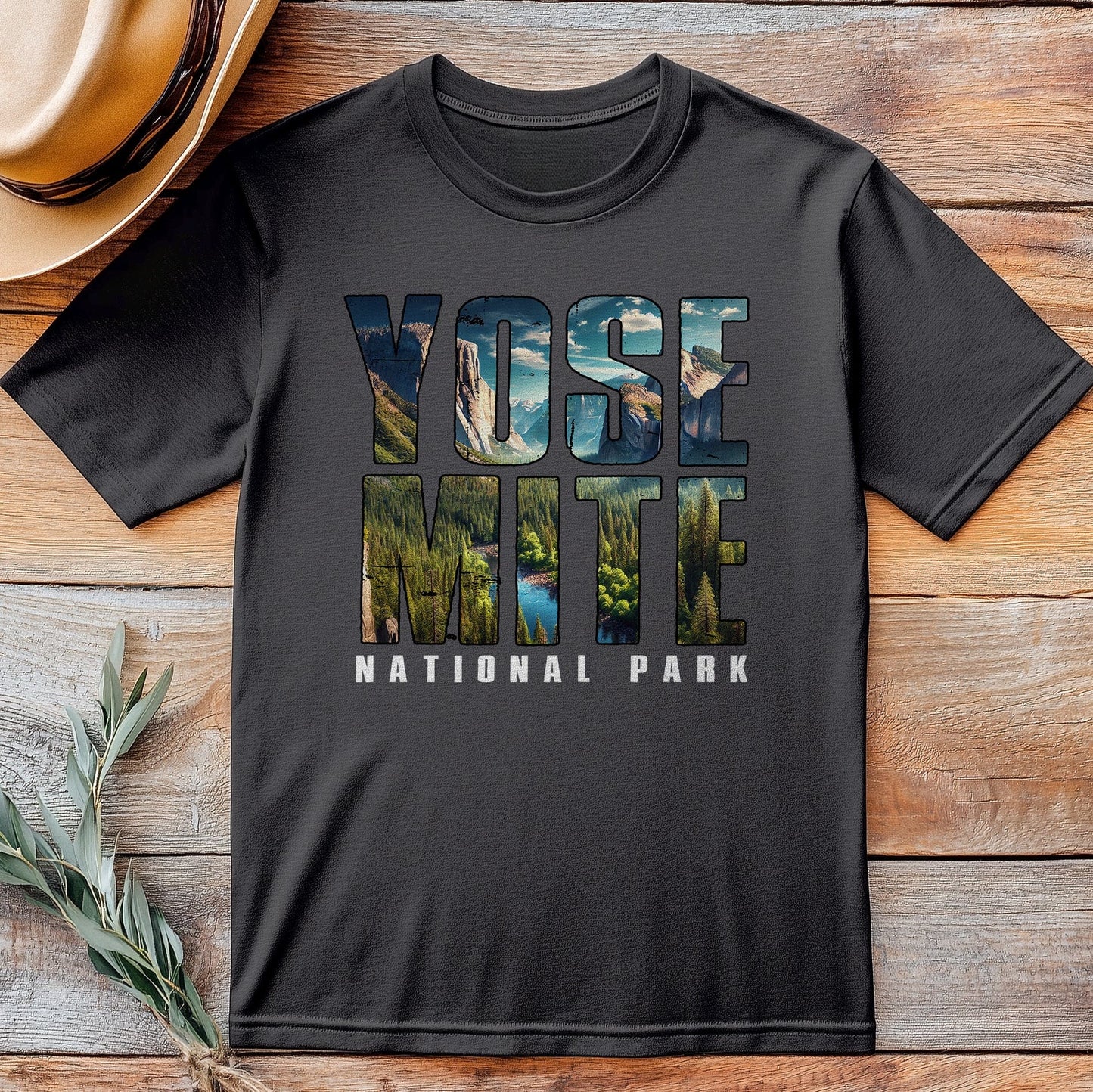 Yosemite Text Inlay 12 T-Shirt