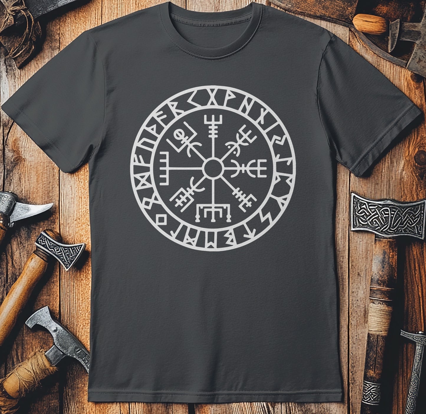 Vegvisir Compass Viking T-Shirt