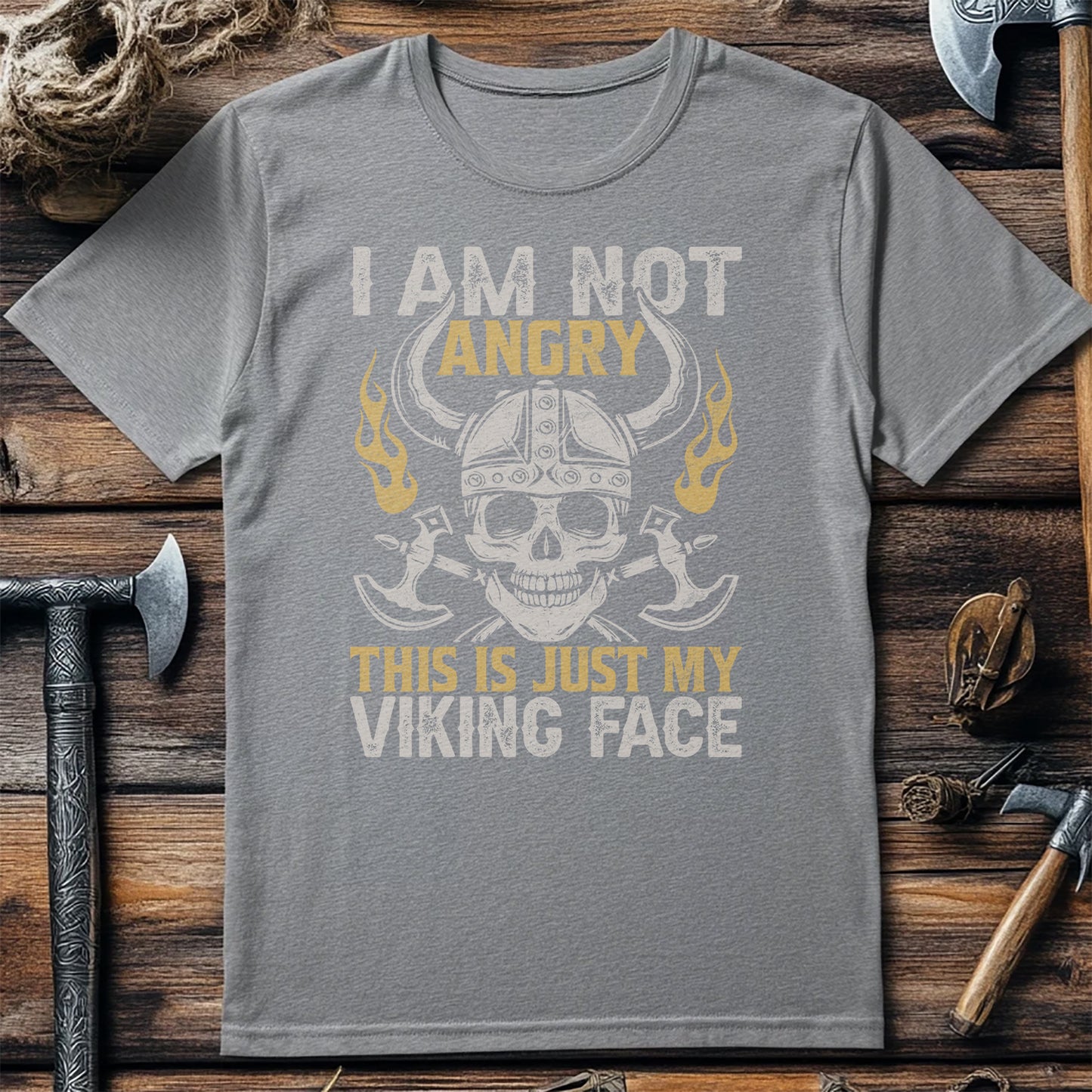 I'm Not Angry, This is My Viking Face T-Shirt