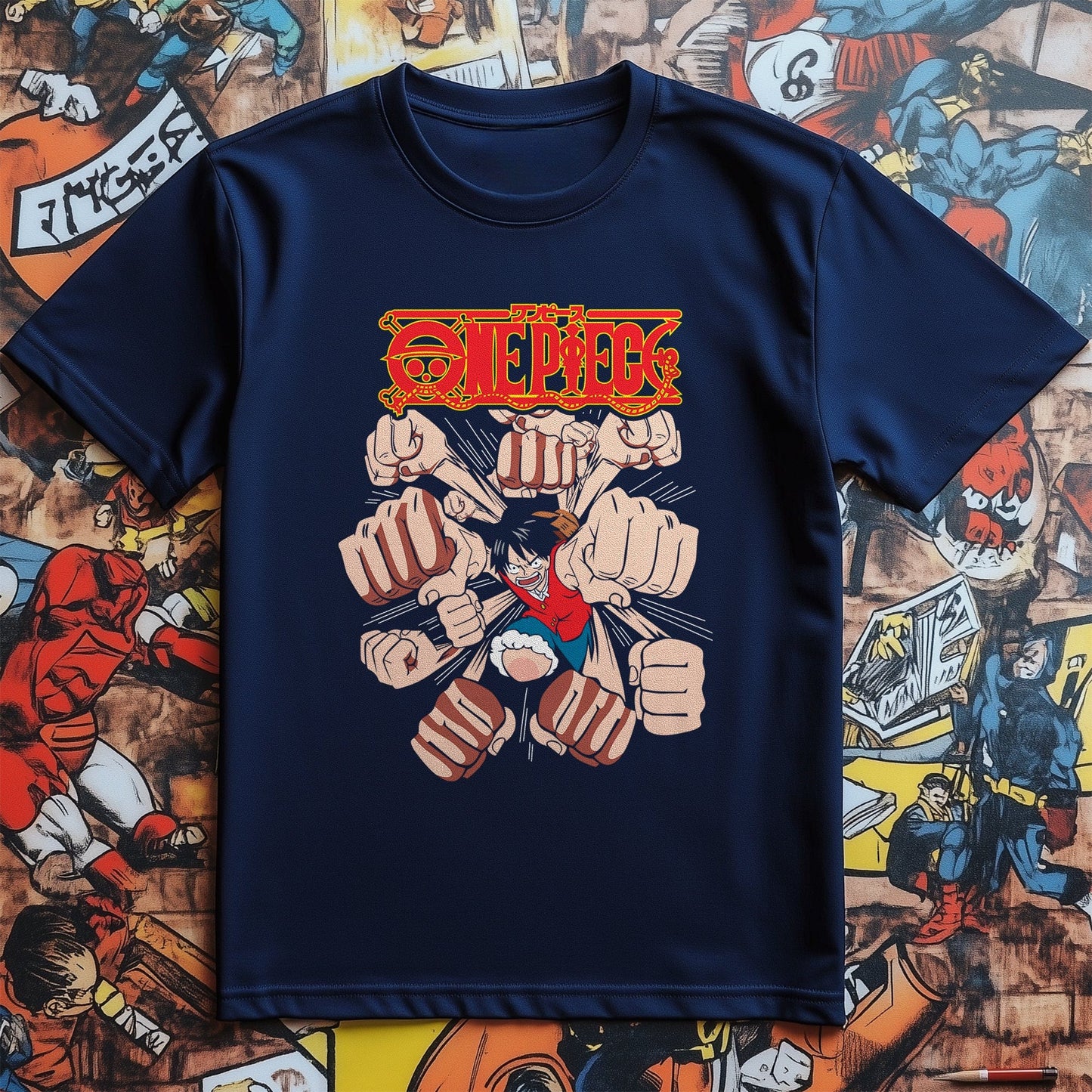 One-Piece-05 T-Shirt Fist Pumping