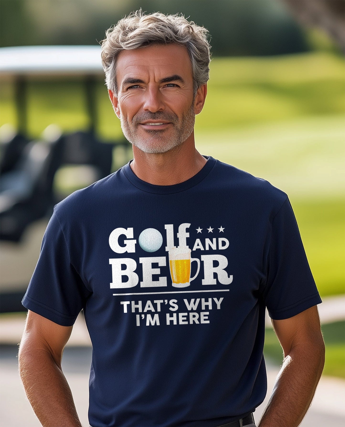 Golf & Beer The Ultimate Dad Joke t-shirt