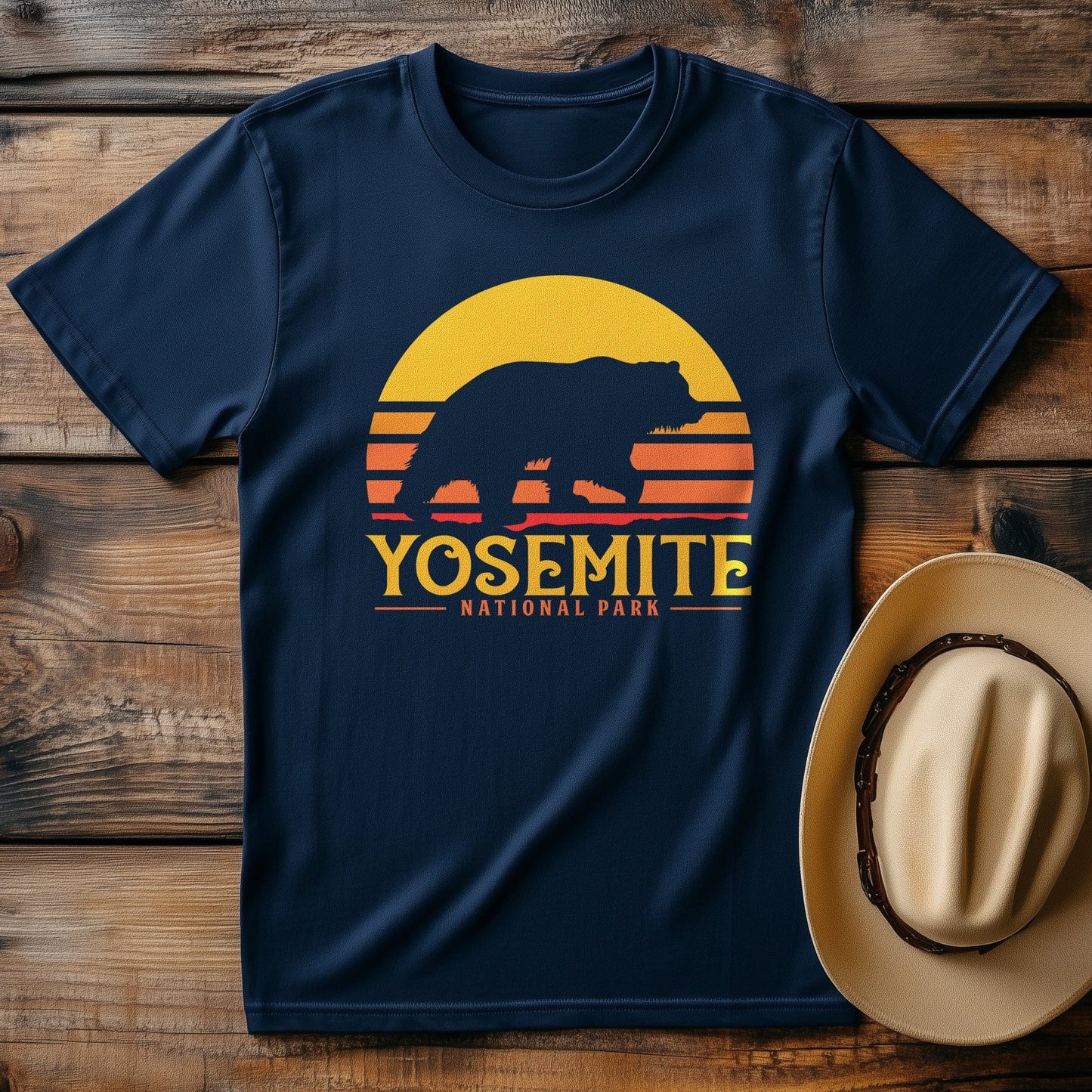 Yosemite Bear Sunset 8 T-Shirt