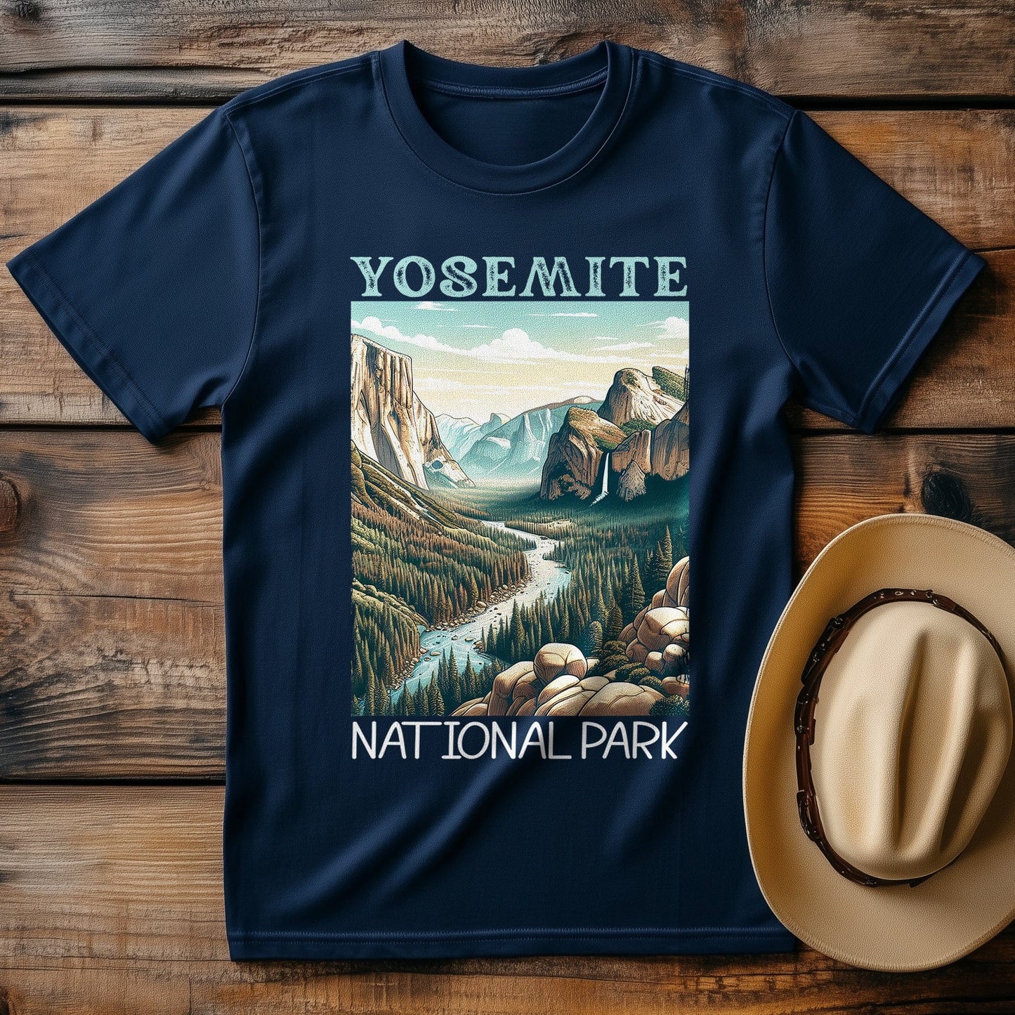 Yosemite Water Poster T-Shirt