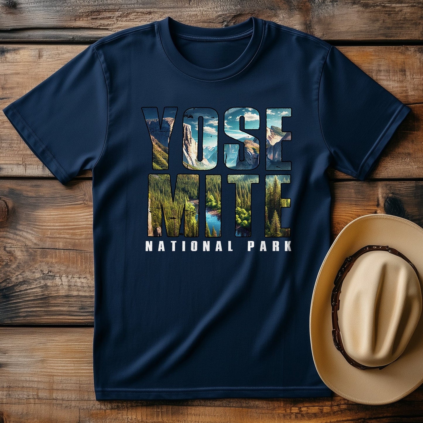 Yosemite Text Inlay 12 T-Shirt