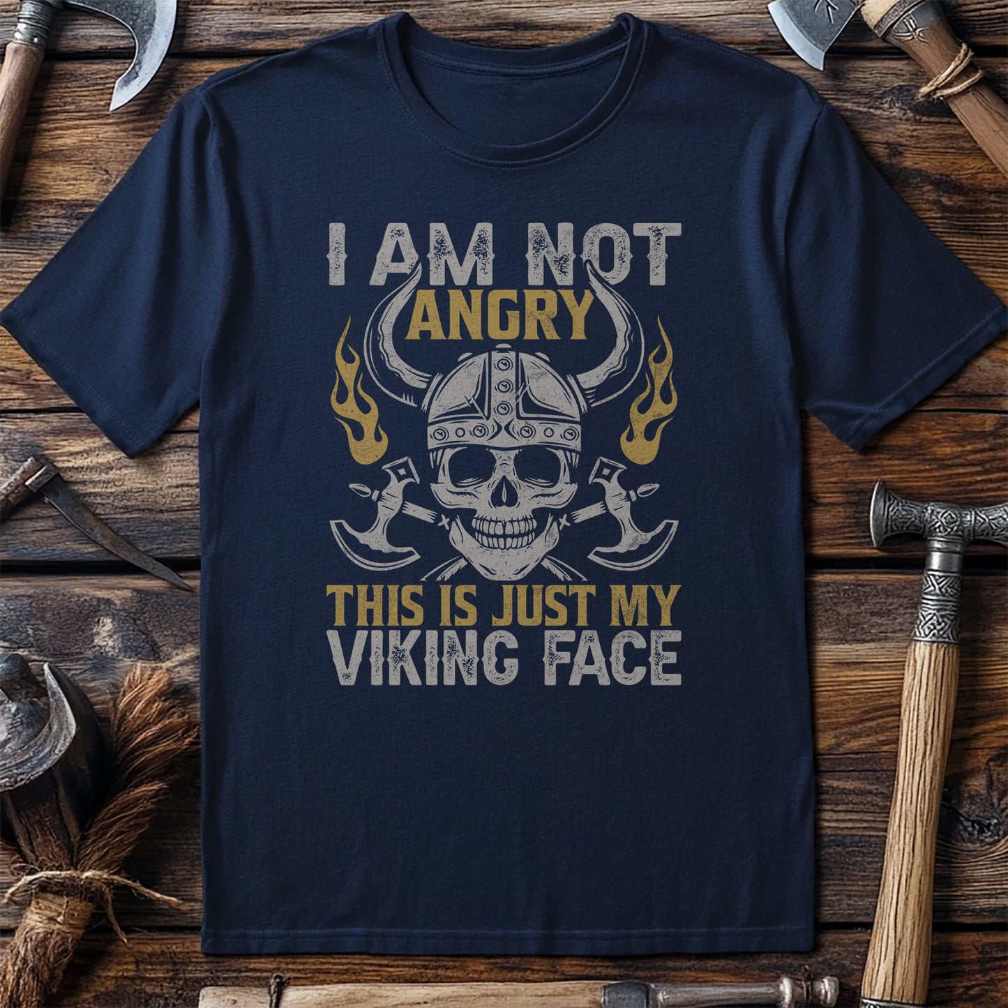 I'm Not Angry, This is My Viking Face T-Shirt