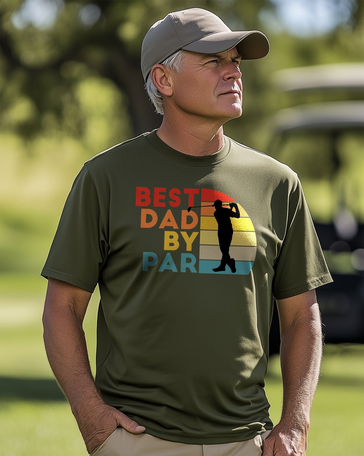 Best Dad by Par Hilarious Golf t-shirt