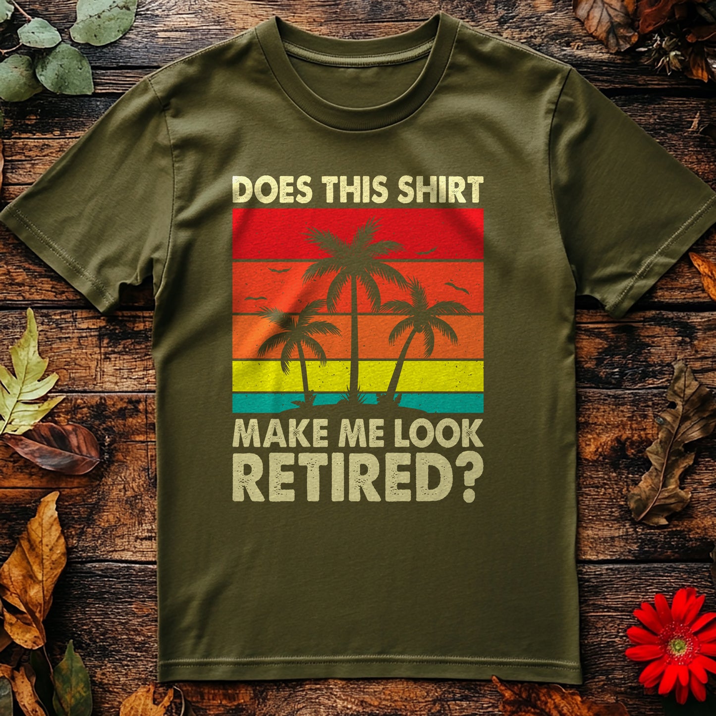 Look Retired Palm Tree T-Shirt