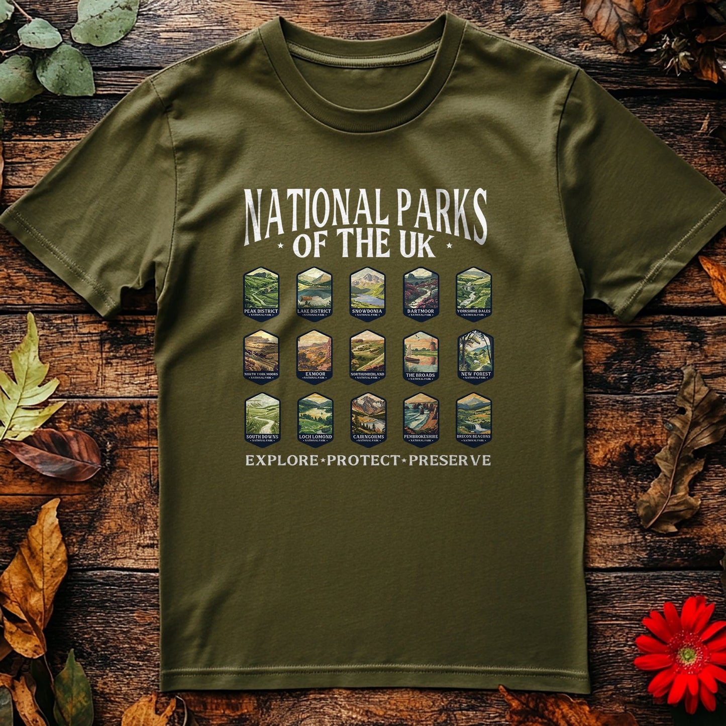 15 National Parks T-Shirt