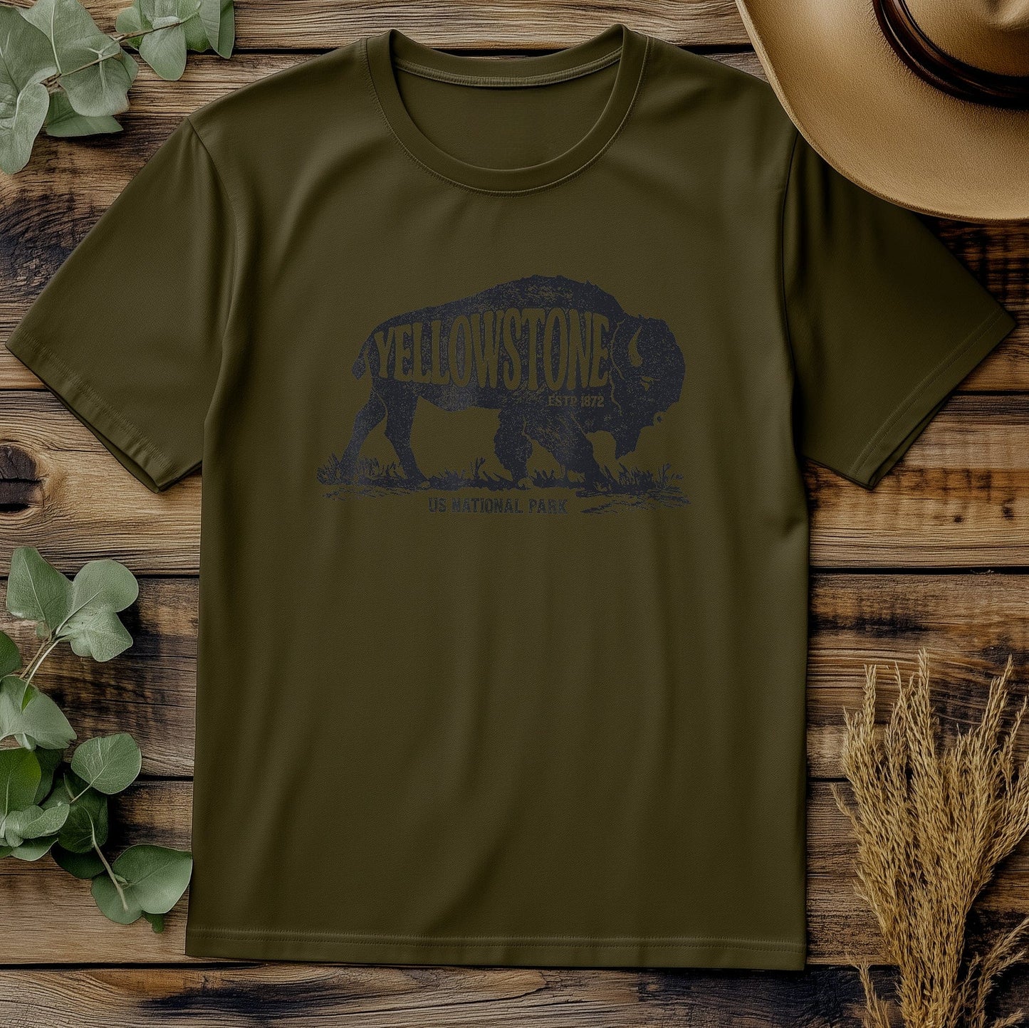 Yellowstone Park Buffalo 16 T-Shirt