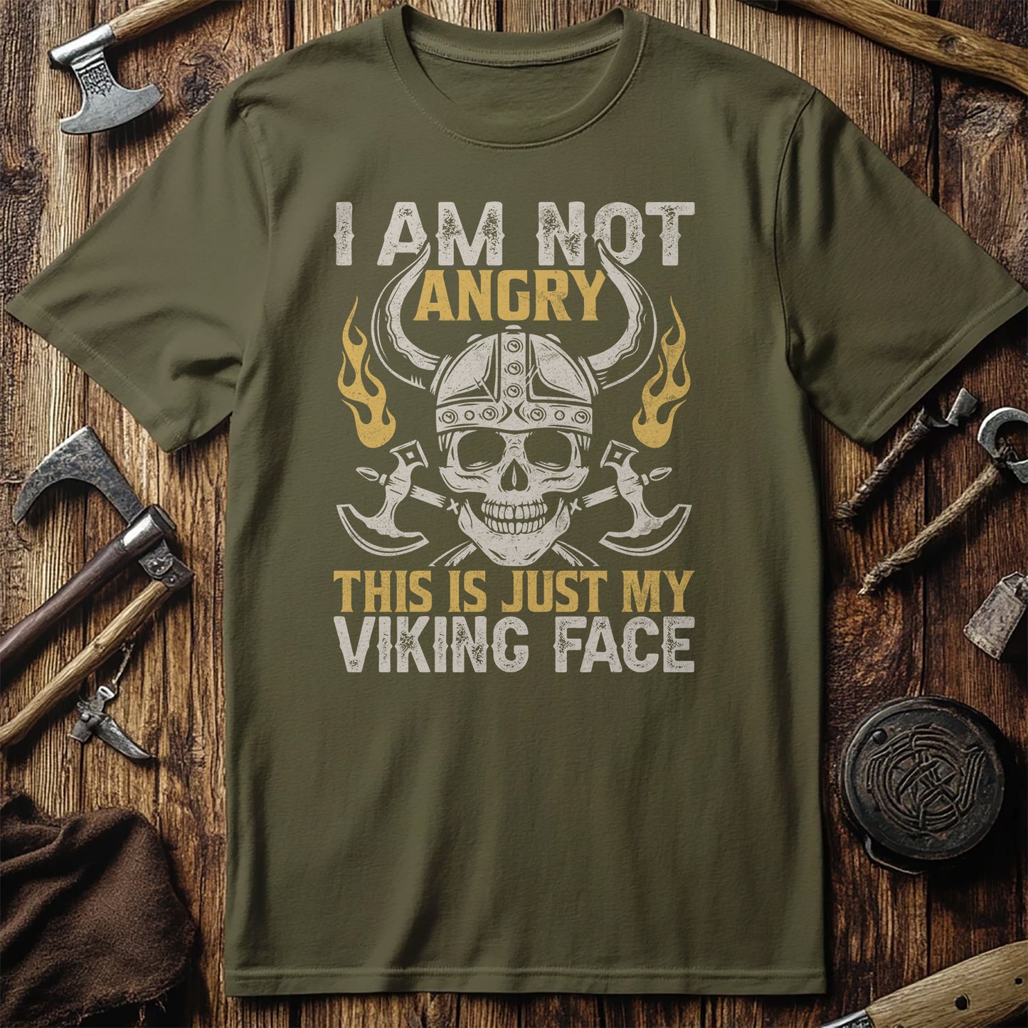 I'm Not Angry, This is My Viking Face T-Shirt