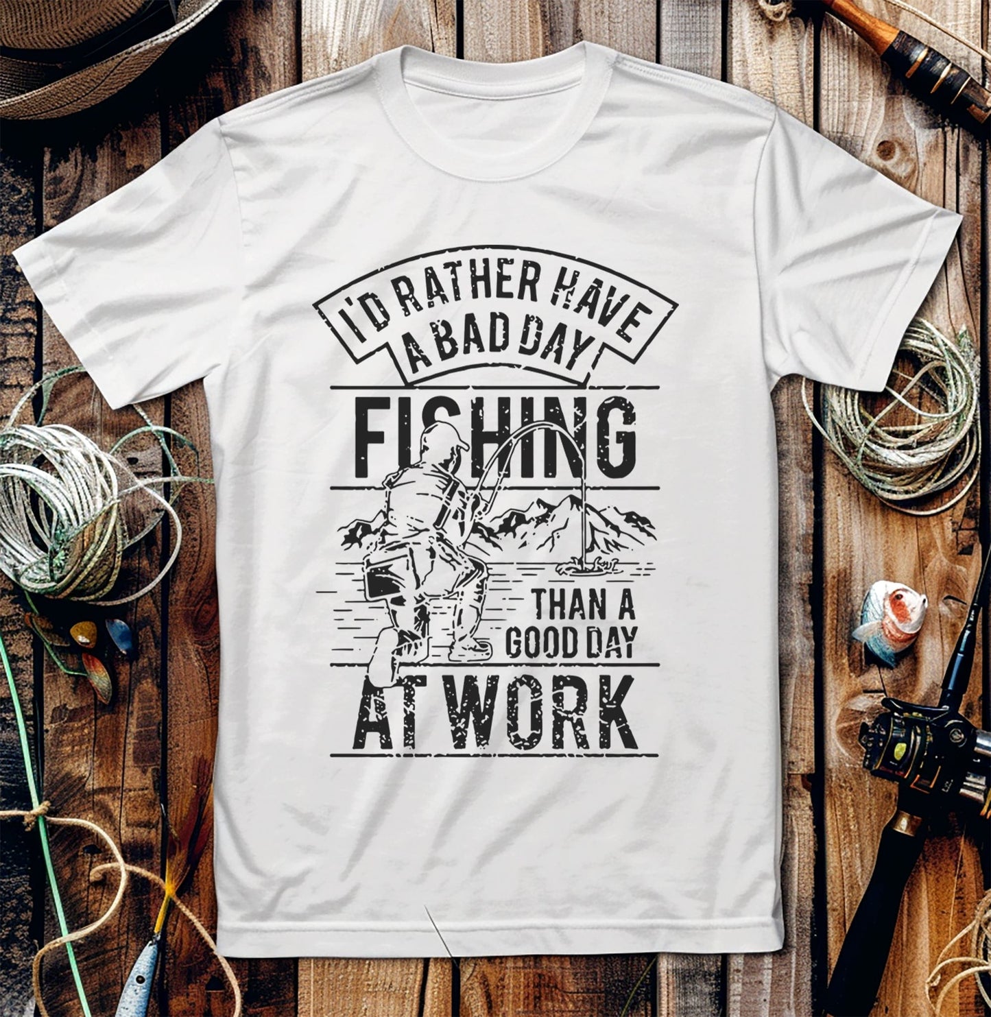 Bad Day Fishing Good Day T-Shirt