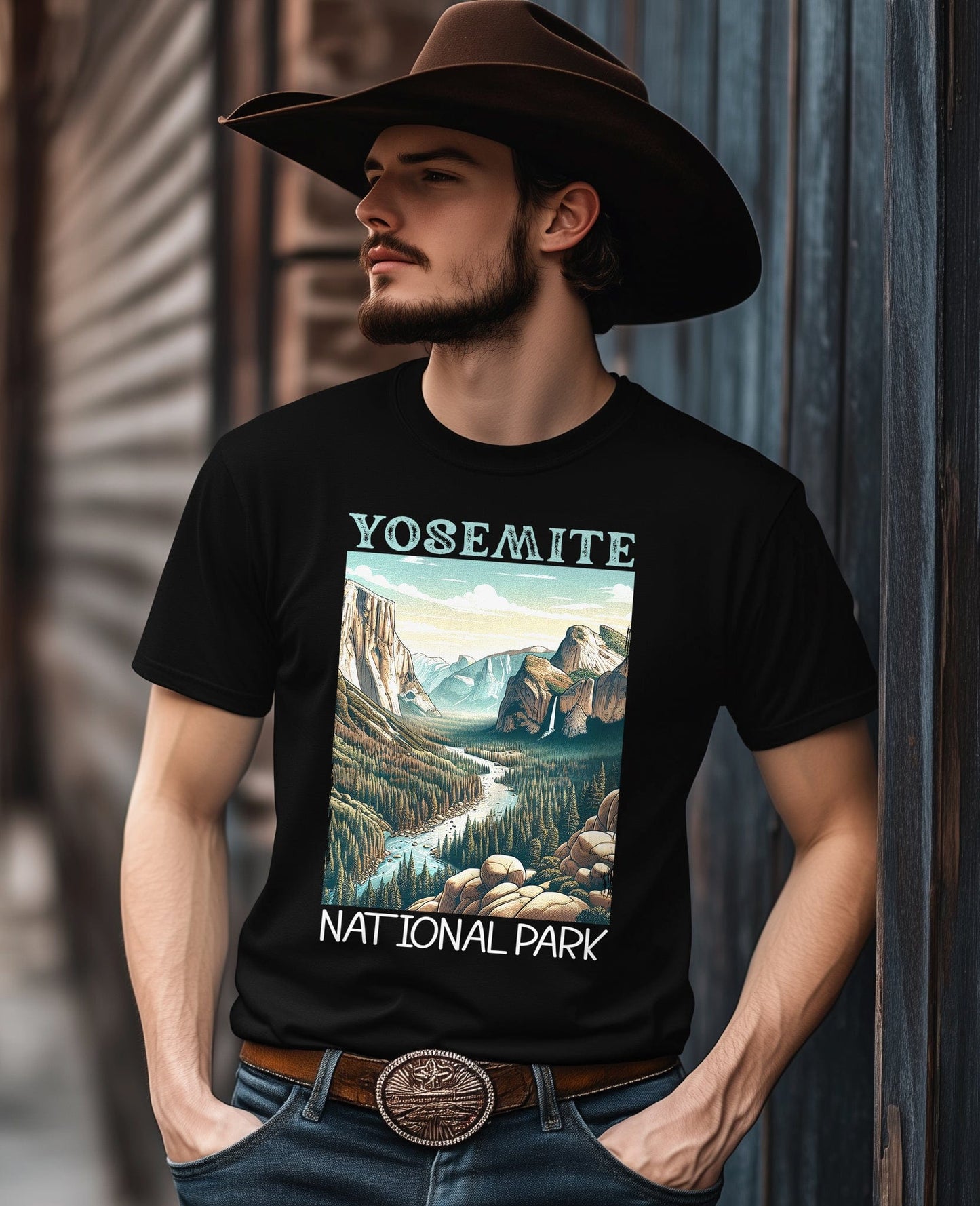 Yosemite Water Poster T-Shirt
