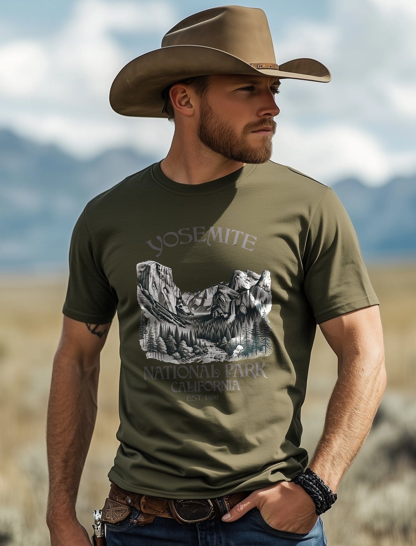 Yosemite Mountains 6 T-Shirt