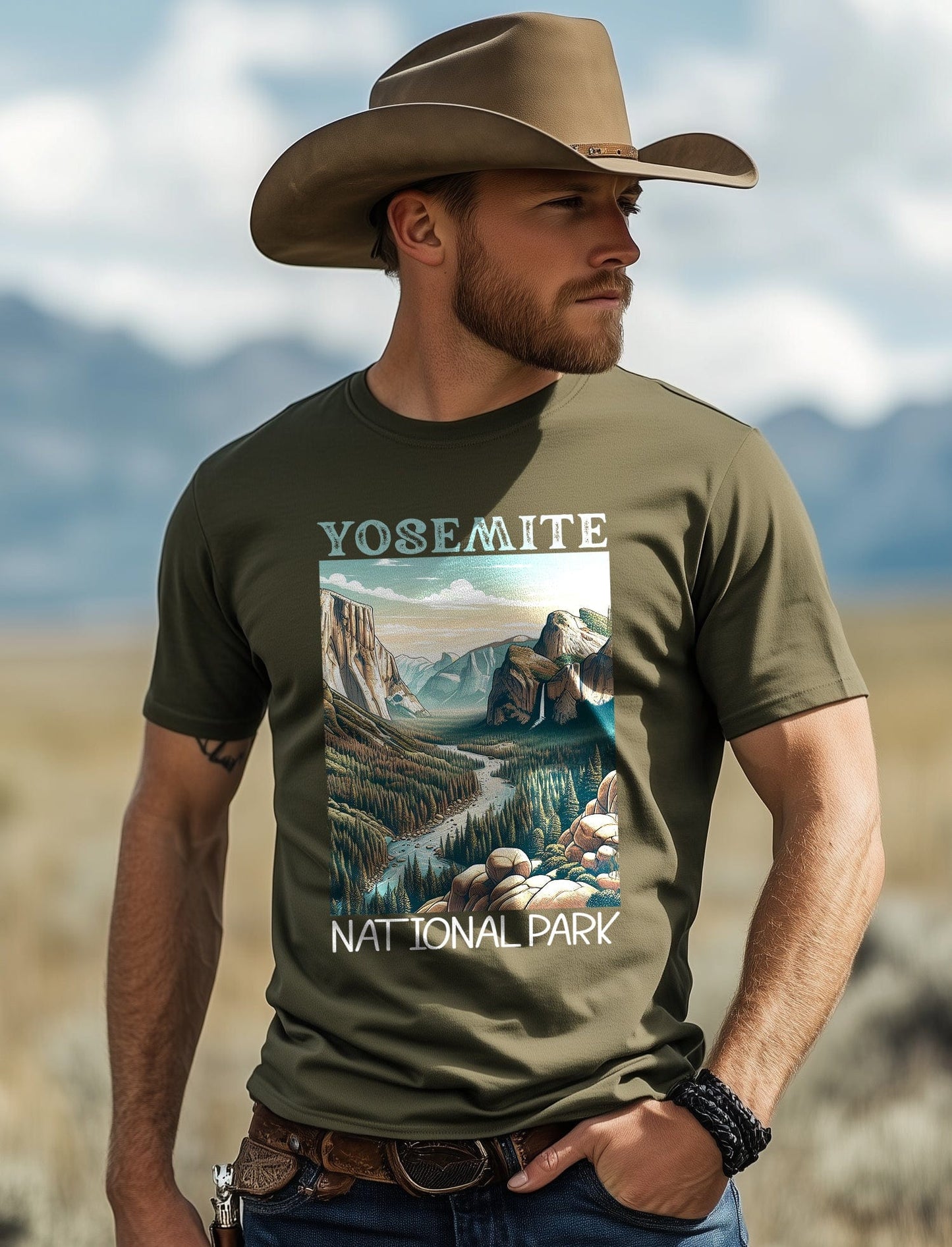 Yosemite Water Poster T-Shirt