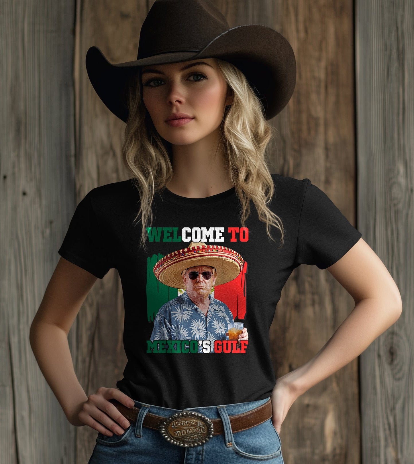 Trump Mexico Sombrero T-Shirt