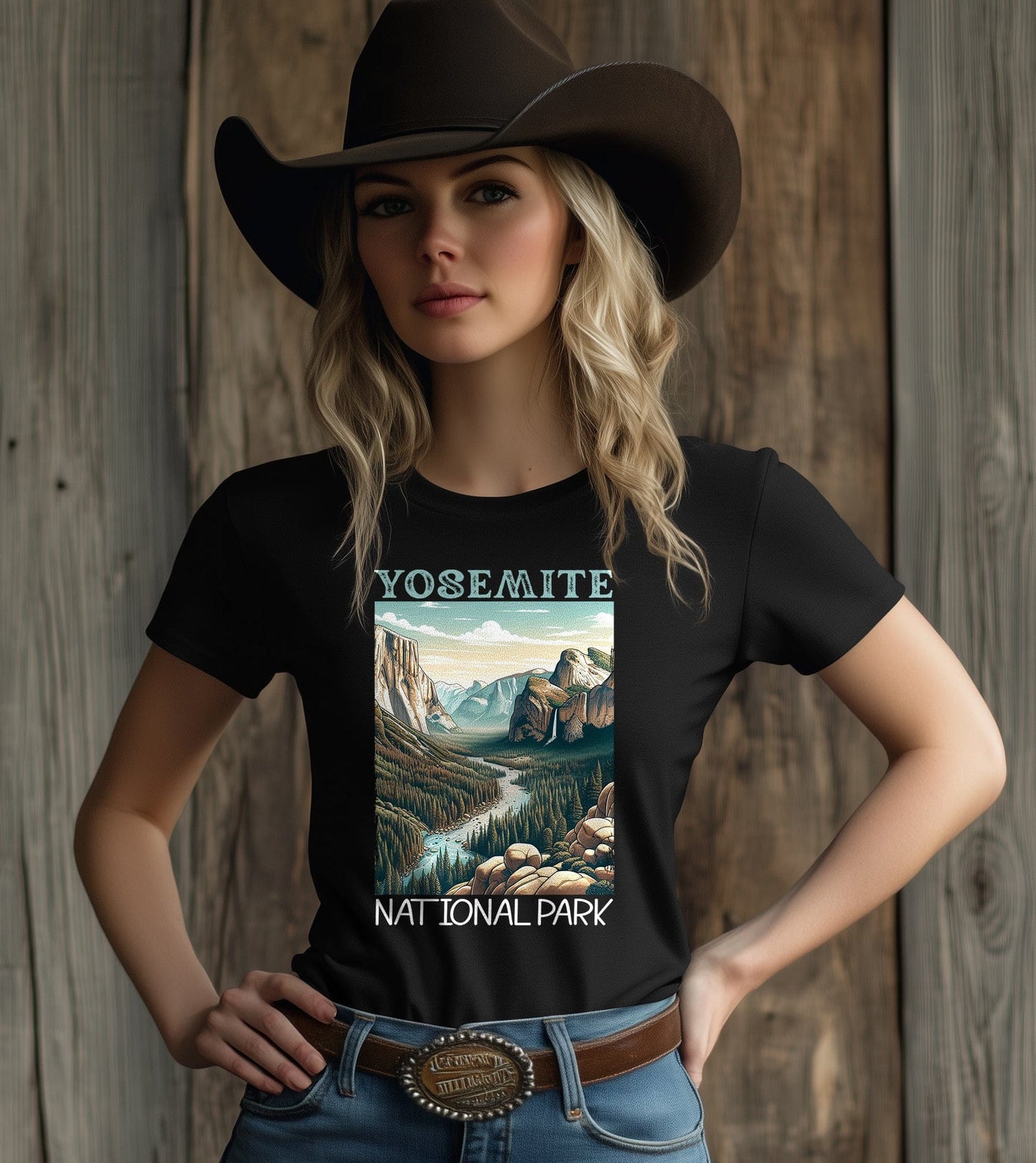 Yosemite Water Poster T-Shirt