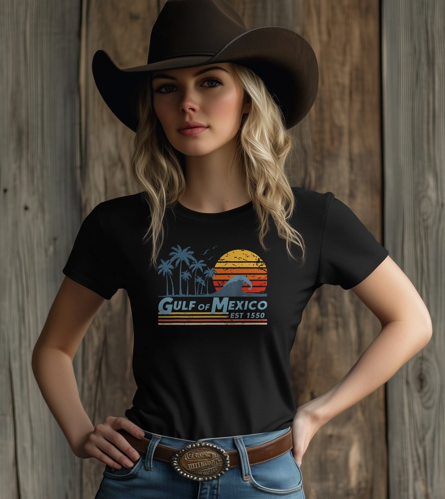 Gulf Of Mexico Palms T-Shirt