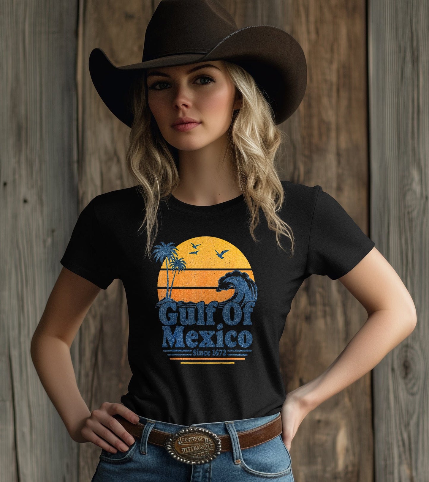 Mexico Since 1672 Sunset T-Shirt