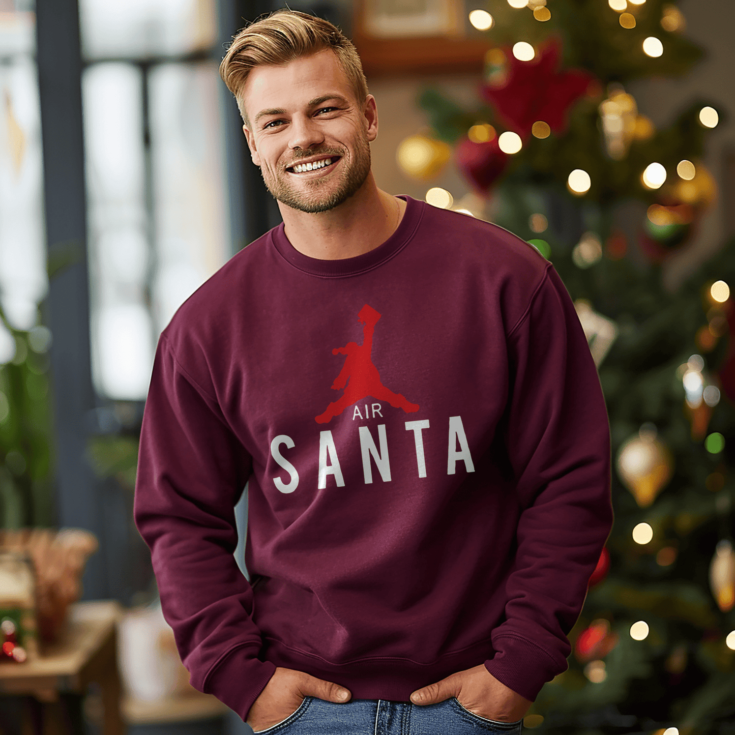 Air Santa Sweatshirt - Ho Ho Hilarious!
