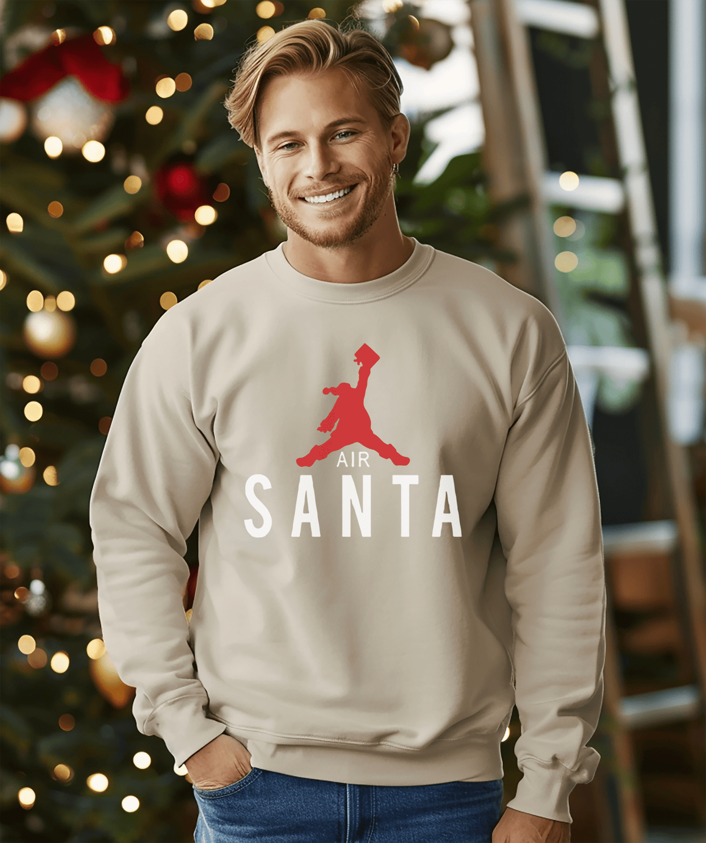 Air Santa Sweatshirt - Ho Ho Hilarious!