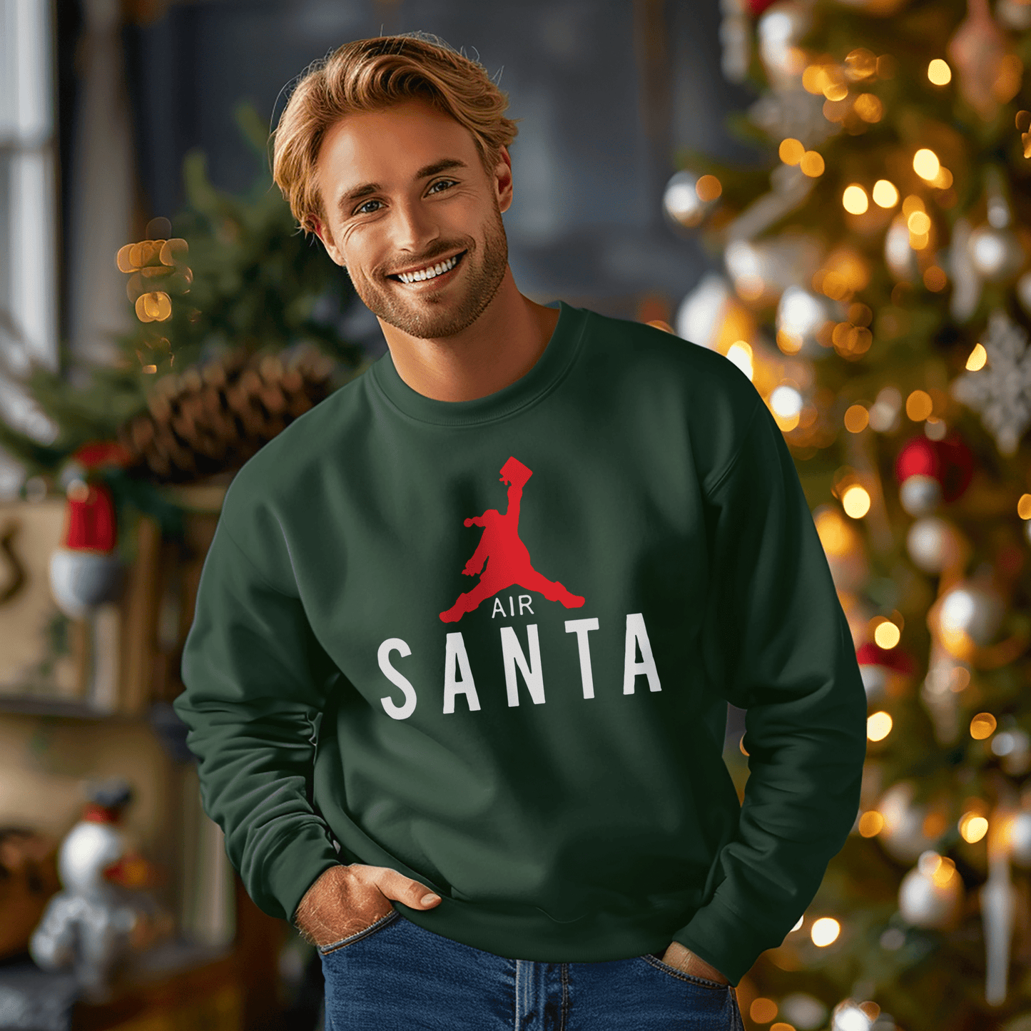 Air Santa Sweatshirt - Ho Ho Hilarious!