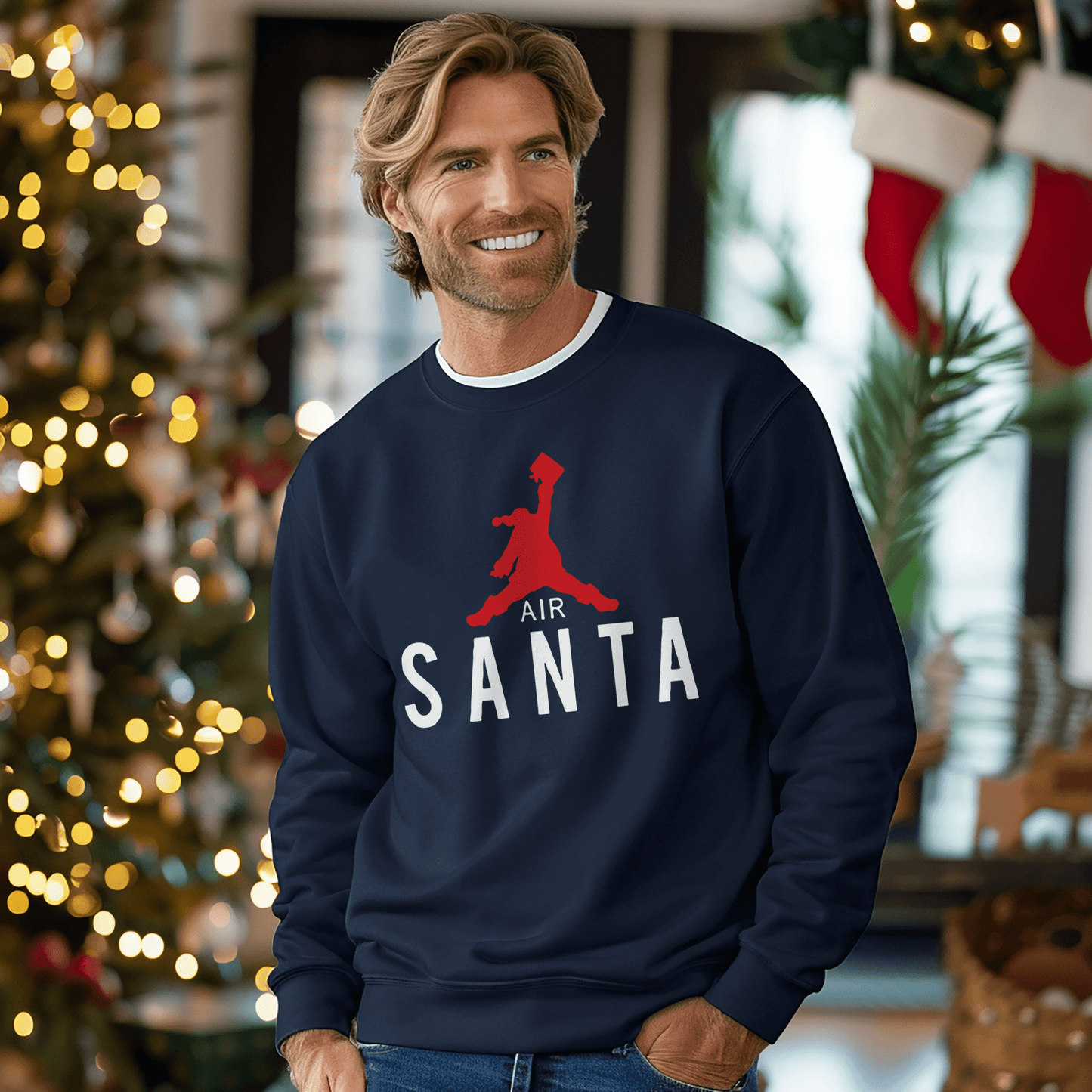 Air Santa Sweatshirt - Ho Ho Hilarious!