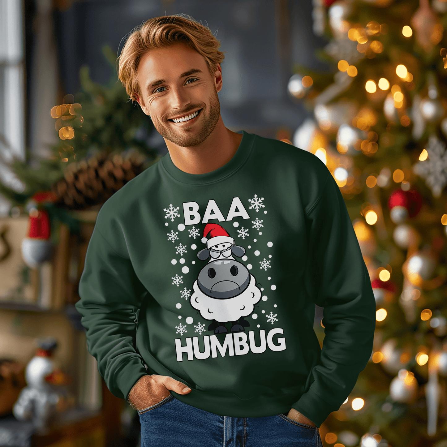 Baa Humbug Xmas Sweatshirt