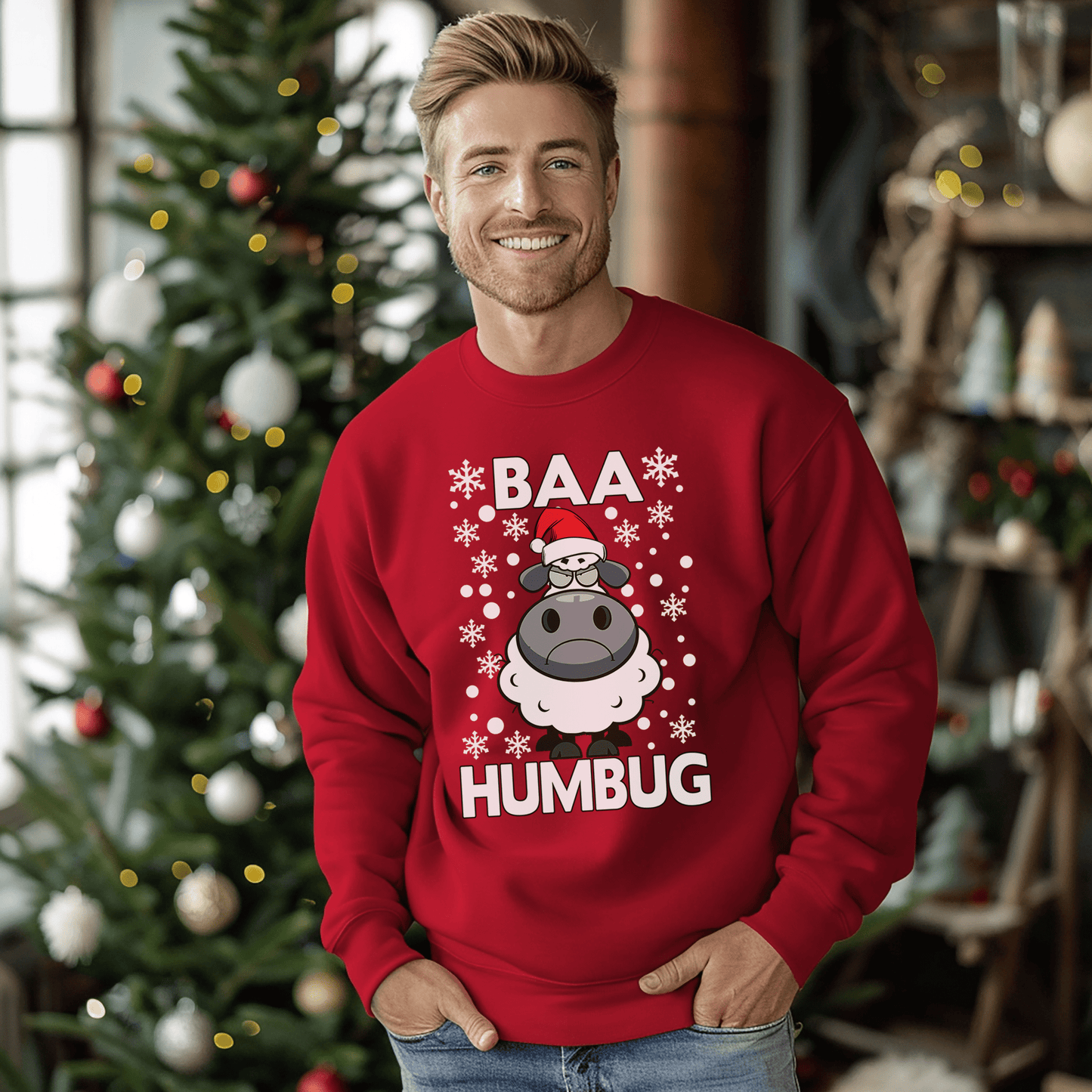 Baa Humbug Xmas Sweatshirt