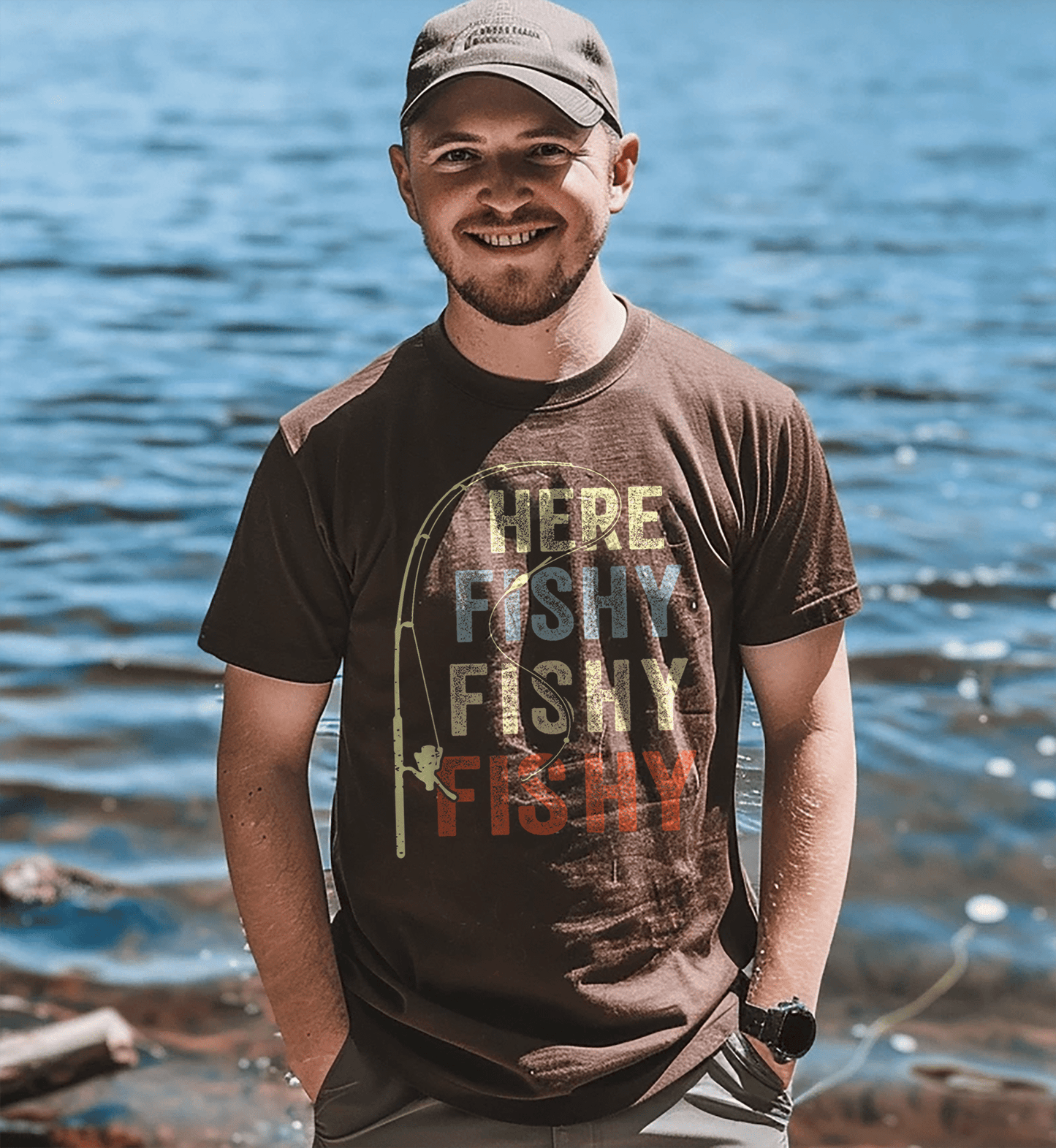 Here Fishy Fishy T-shirt