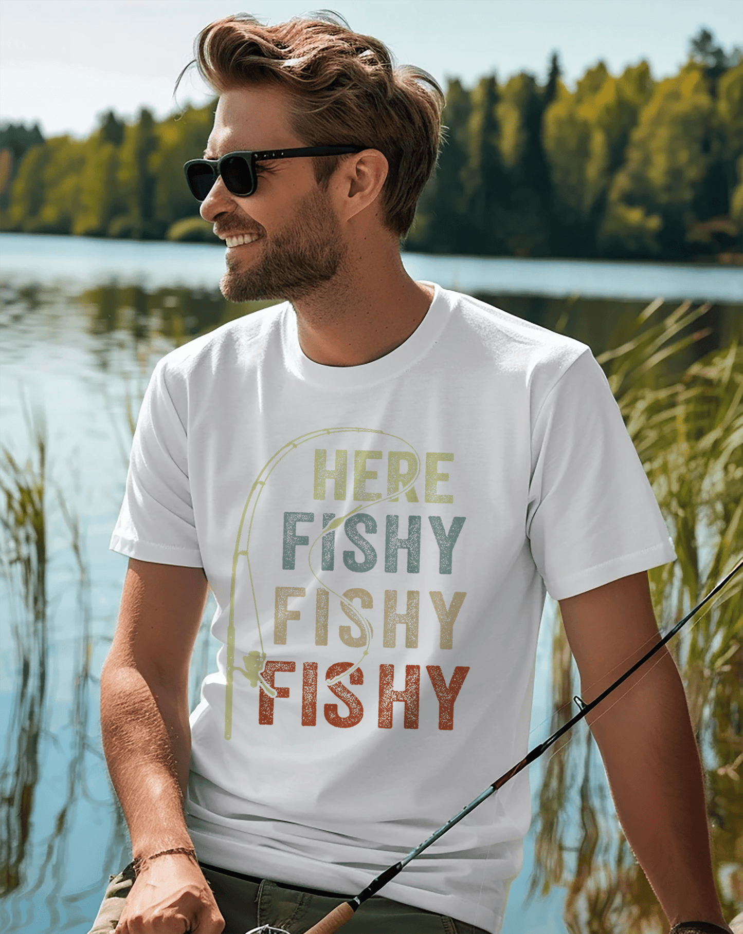 Here Fishy Fishy T-shirt