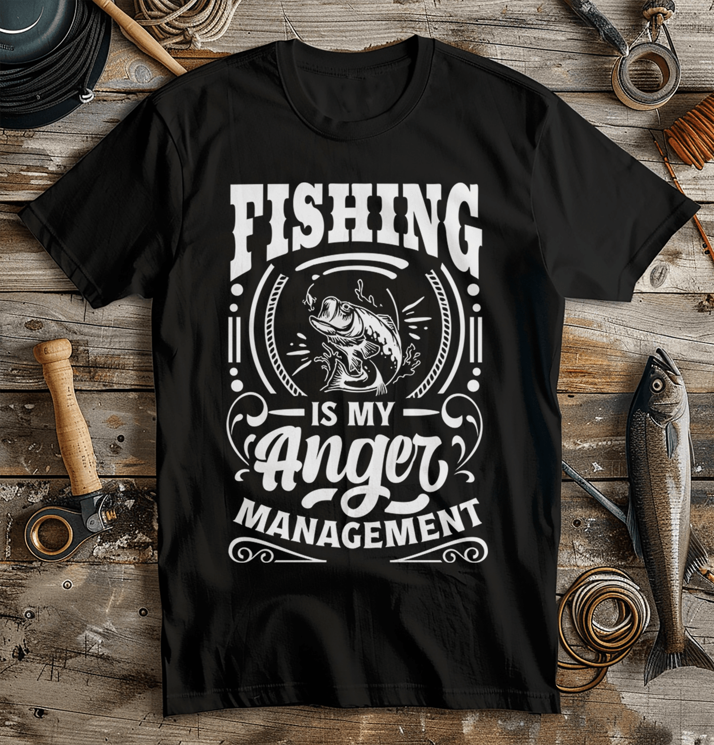 Fishing is my Anger Management T-Shirt