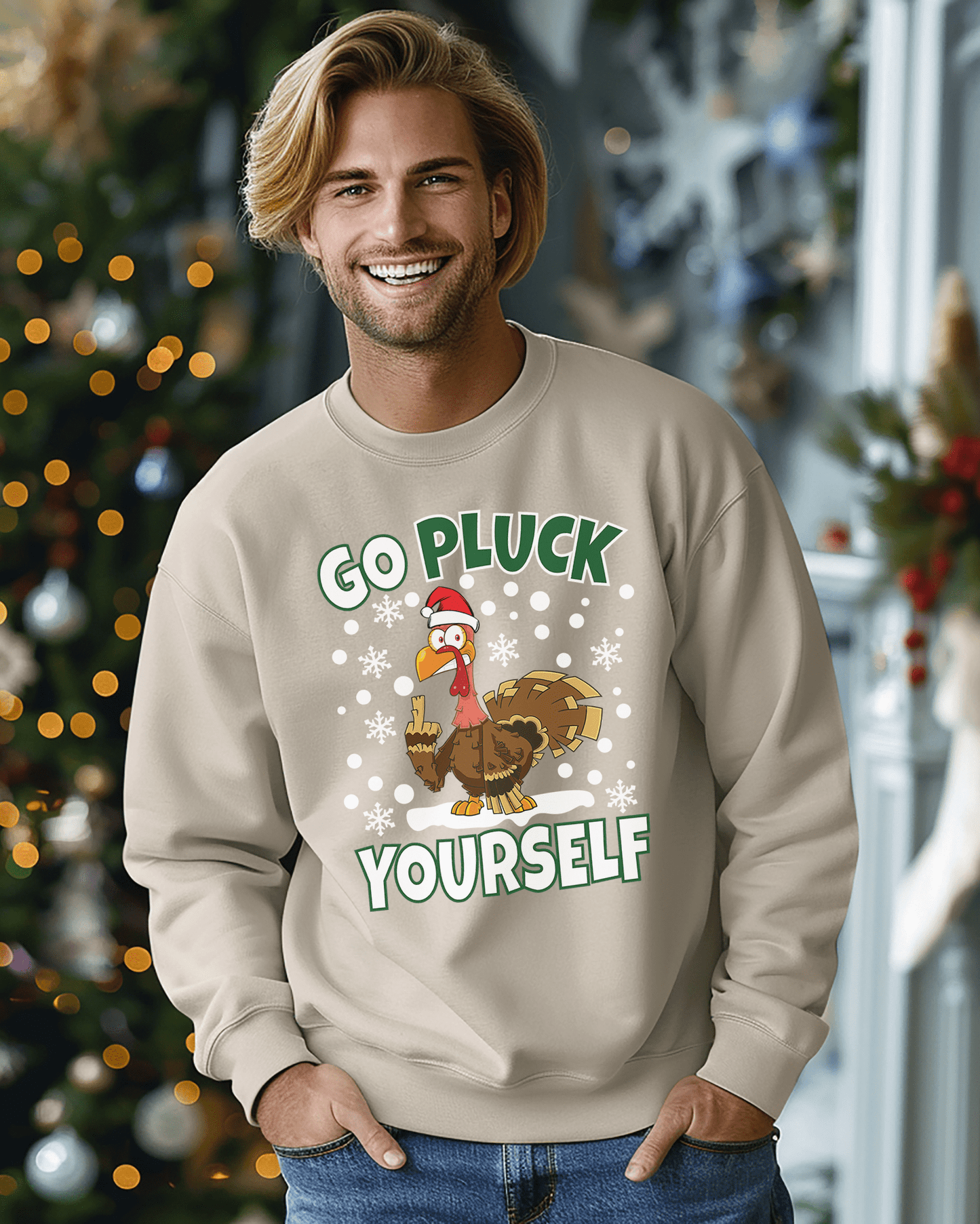 Go Pluck Yourself Turkey Sweatshirt