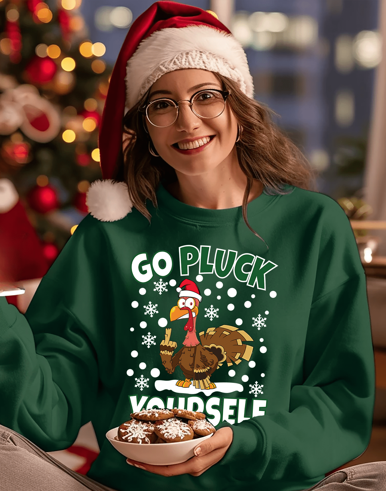 Go Pluck Yourself Turkey Sweatshirt