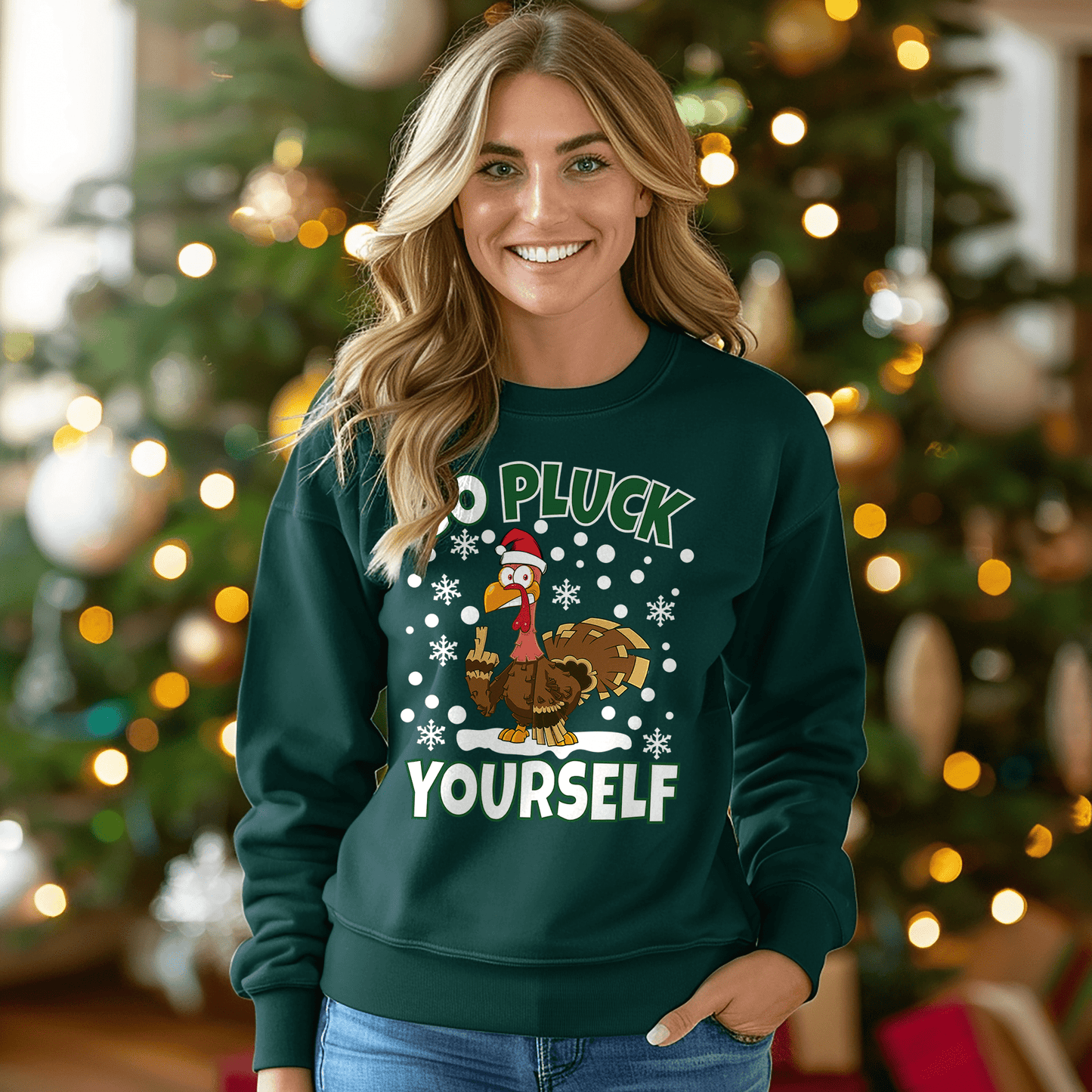 Go Pluck Yourself Turkey Sweatshirt